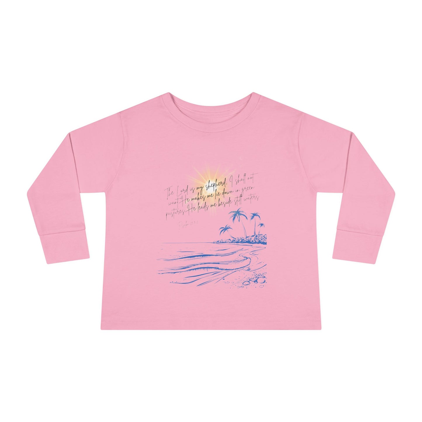 Psalm 23:1 Toddler Long Sleeve Tee