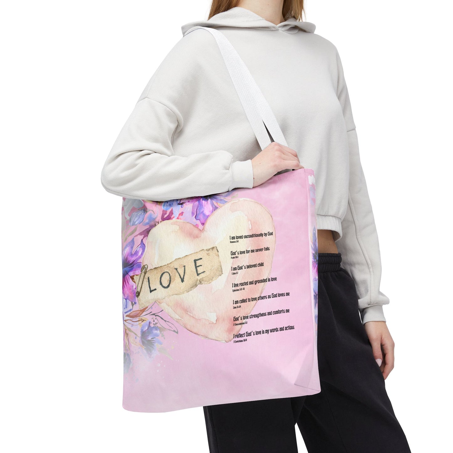 Love Affirmations Tote Bag