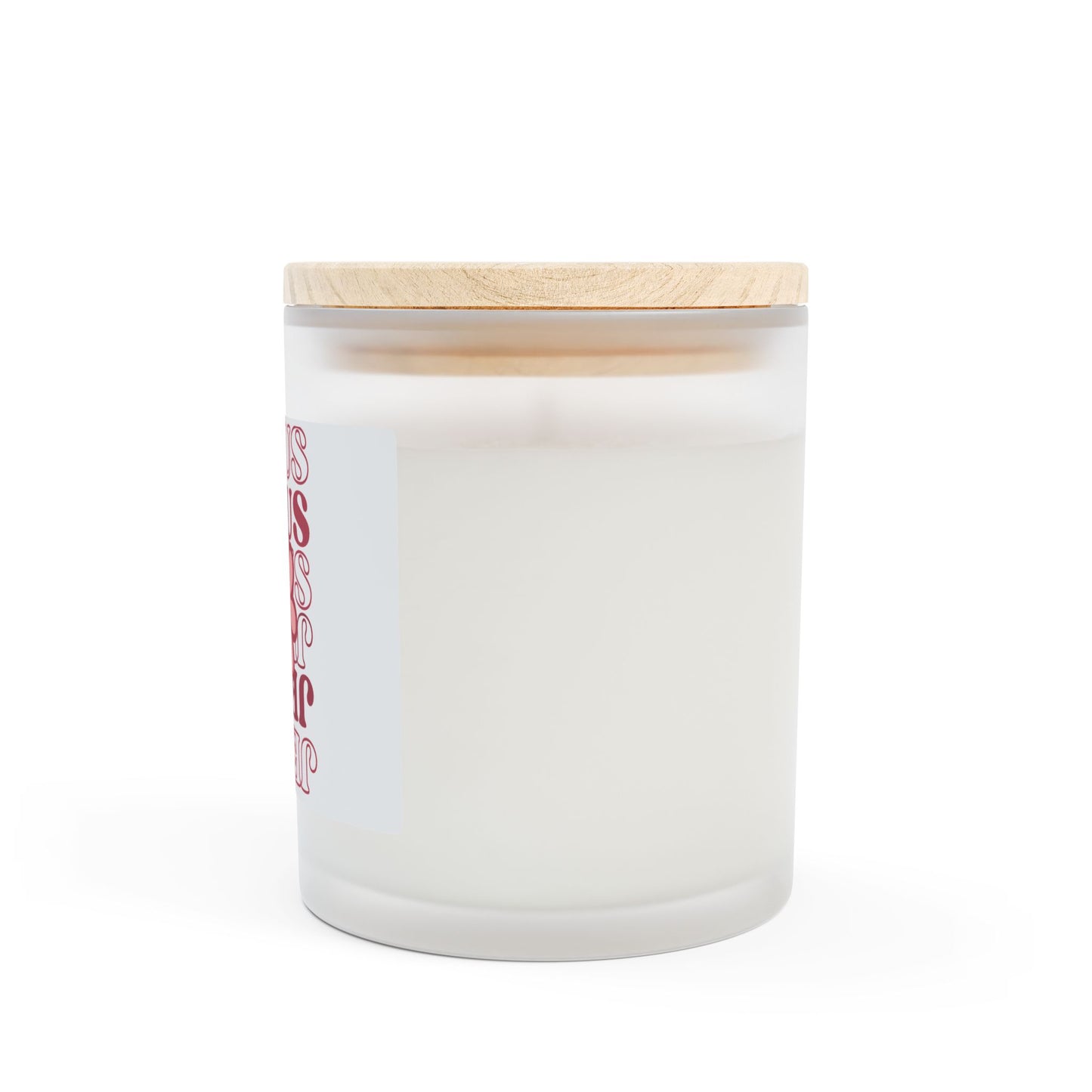 Jesus Frosted Glass Candle, 11oz