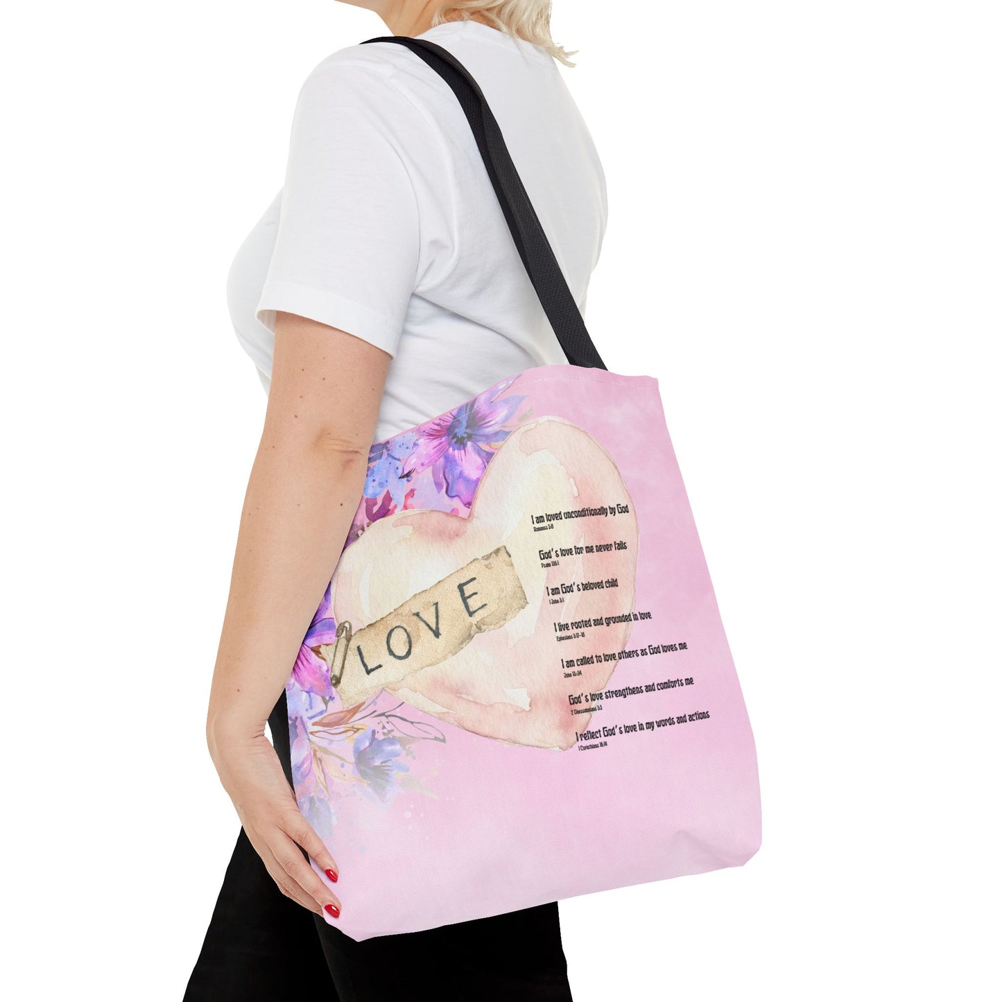 Love Affirmations Tote Bag