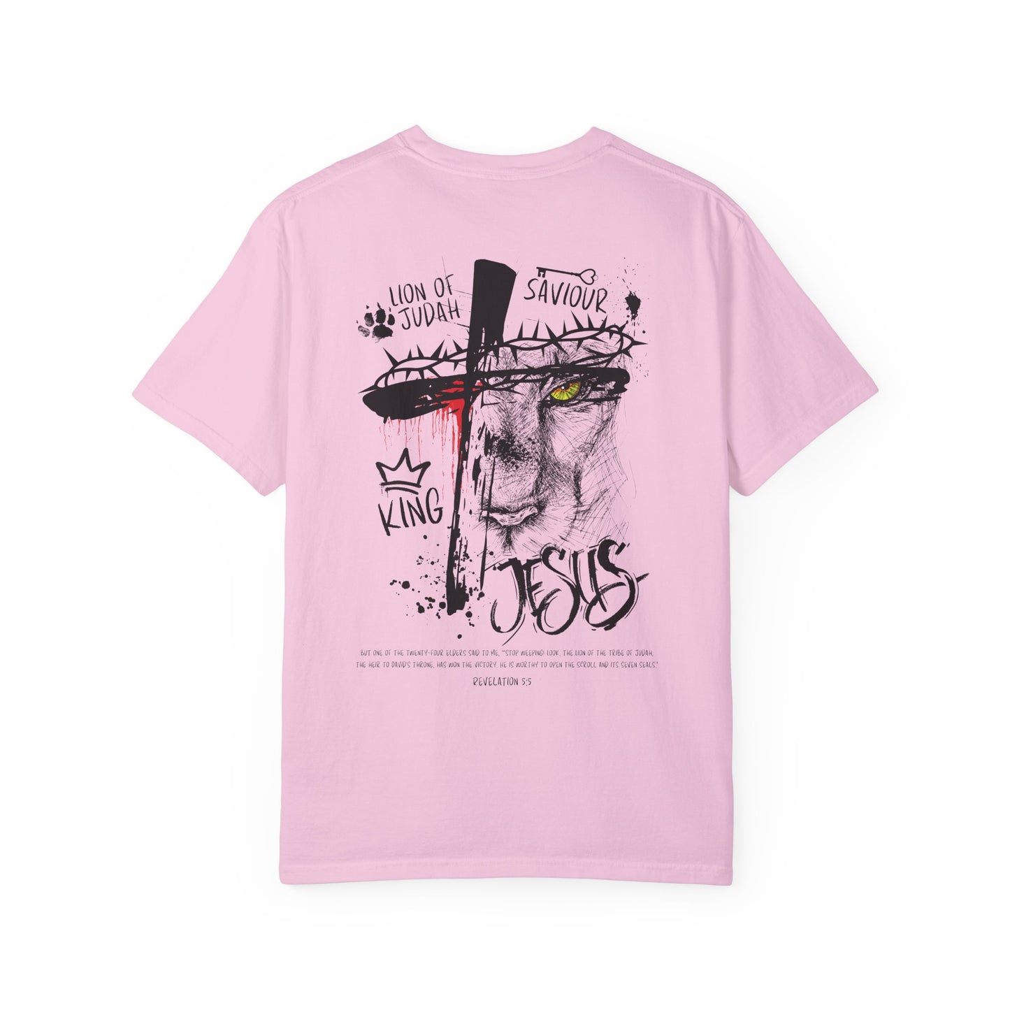 Lion of Judah Rev 5:5 T-shirt - Faith Inspired Streetwear