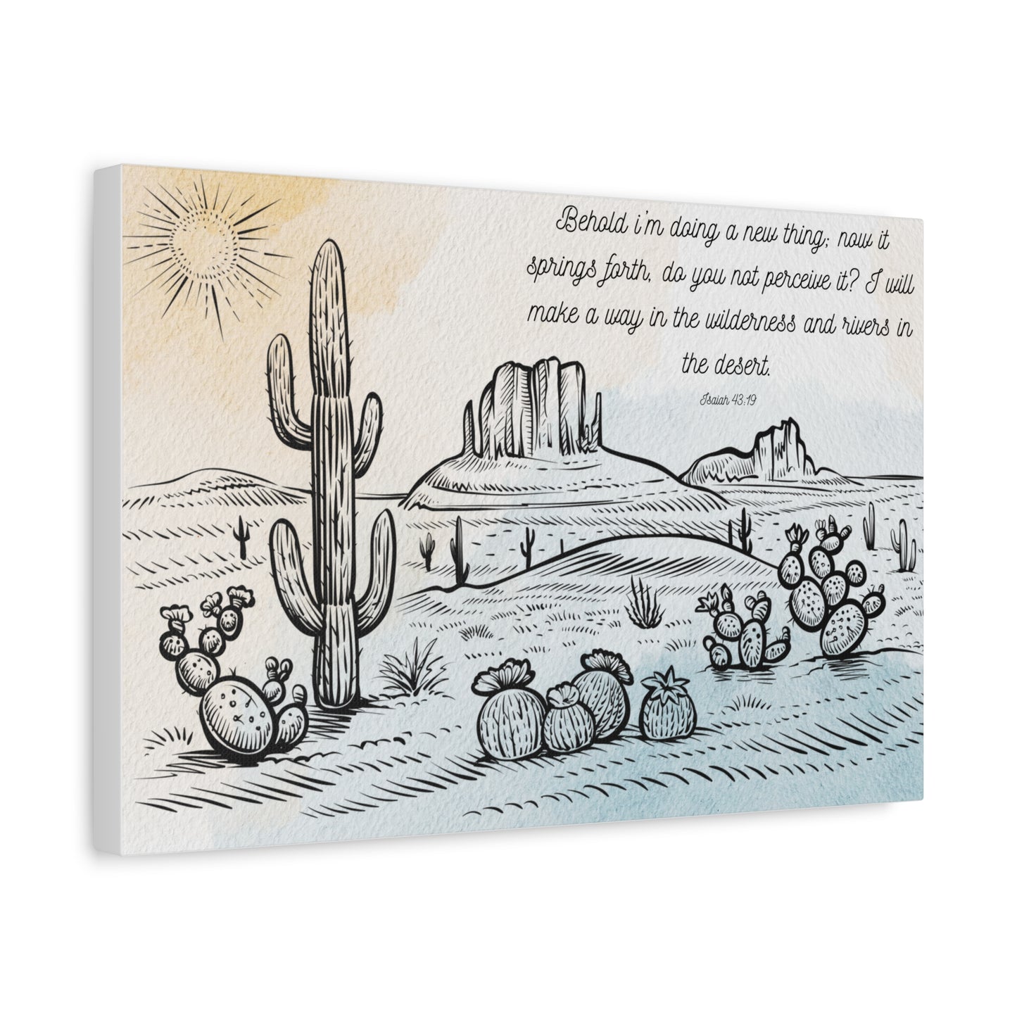 I am Doing a New Thing Canvas Art