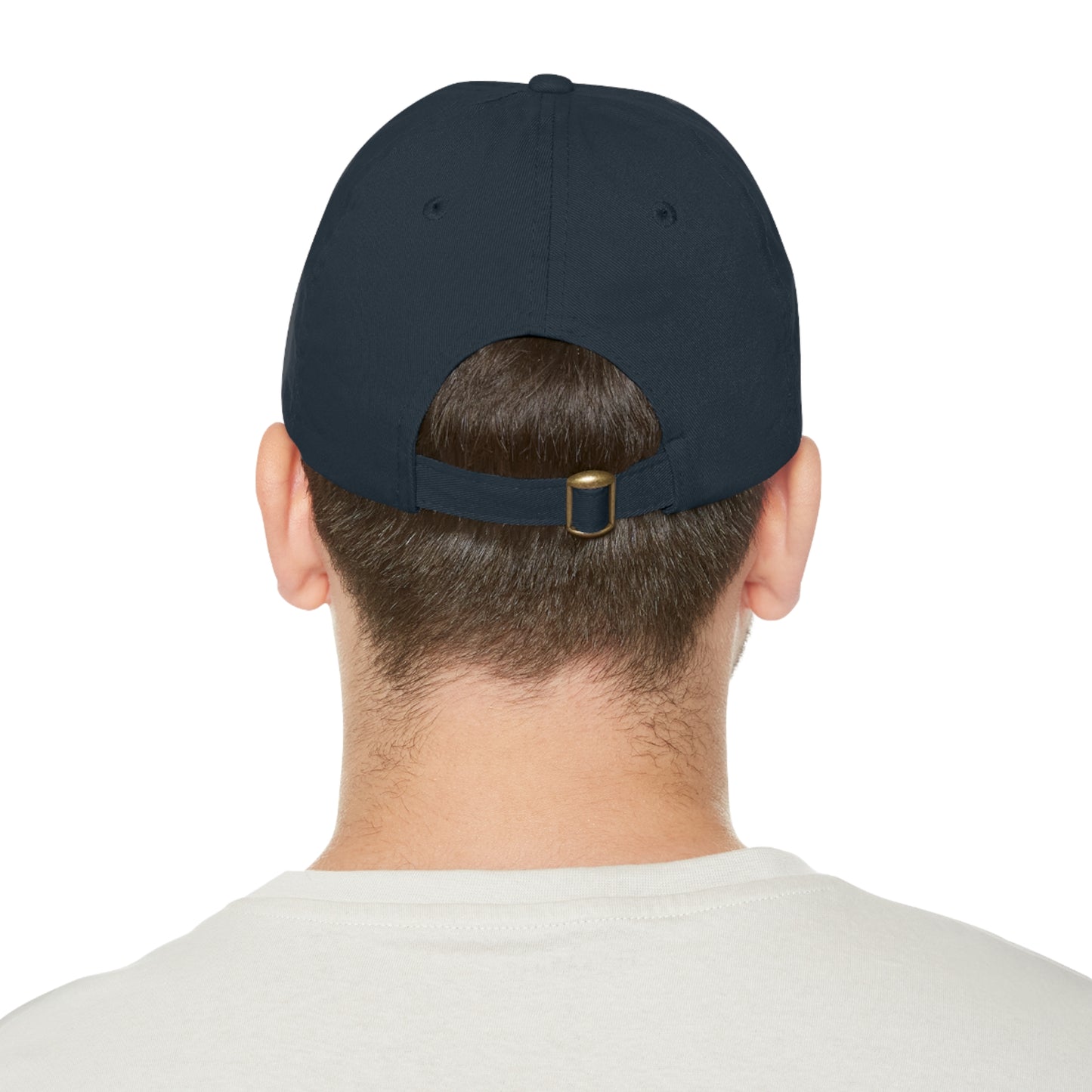 Bee Kind baseball cap with leather patch