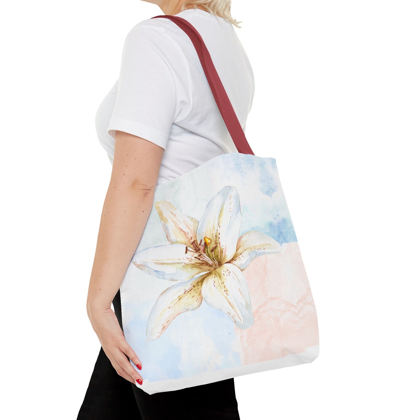 White Lily Tote Bag