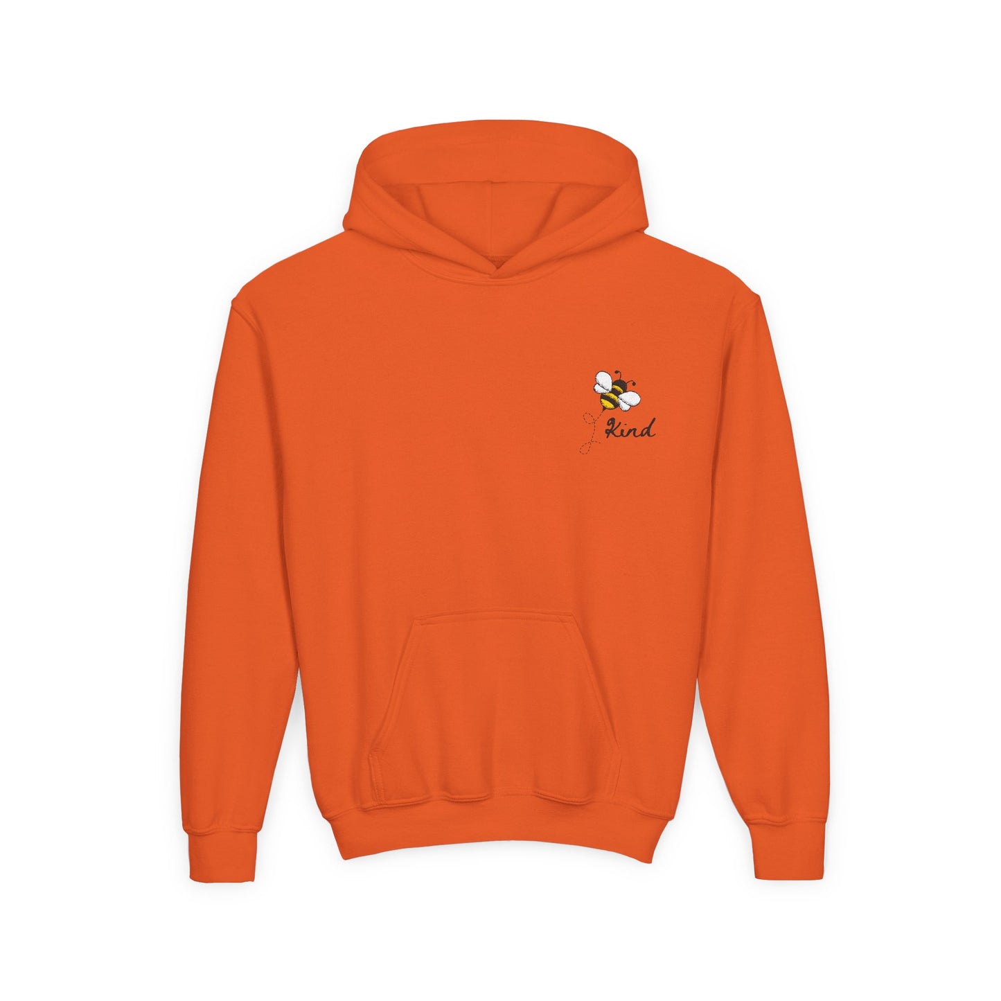 Bee Kind Youth Hooded Sweatshirt - Cozy & Inspiring Gift for Kids