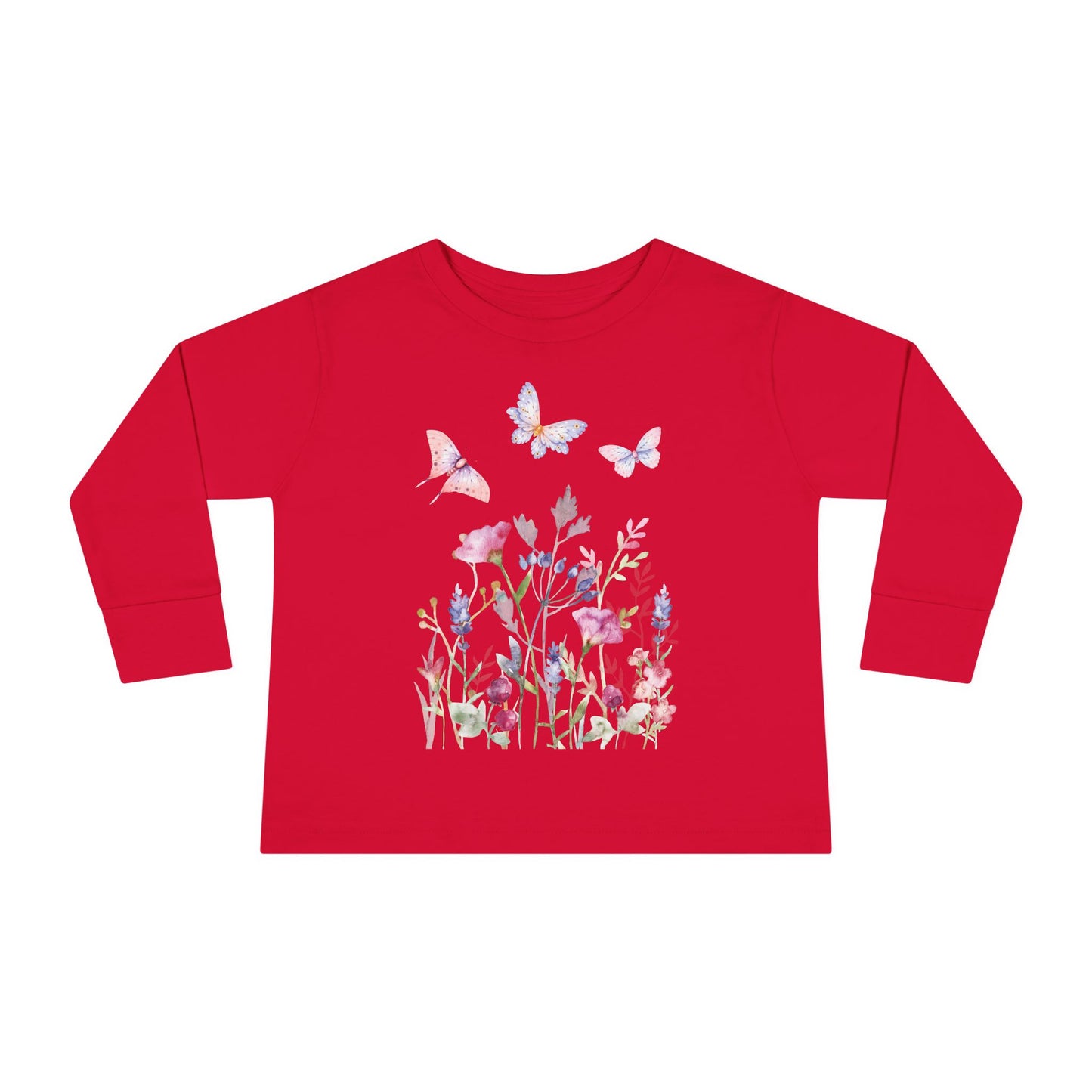 Wild flowers Toddler Long Sleeve Tee