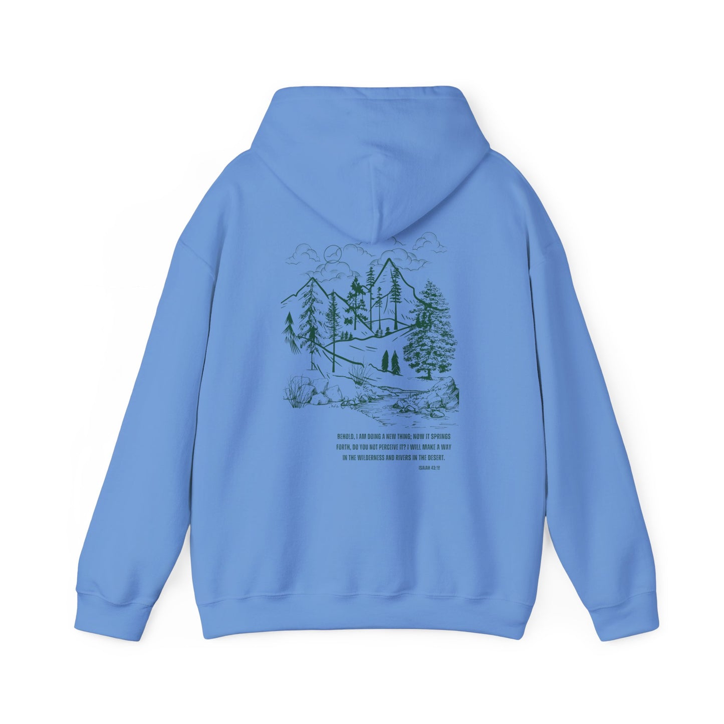 Isiah 43 Hooded Sweatshirt - Outdoor Adventure Vibes