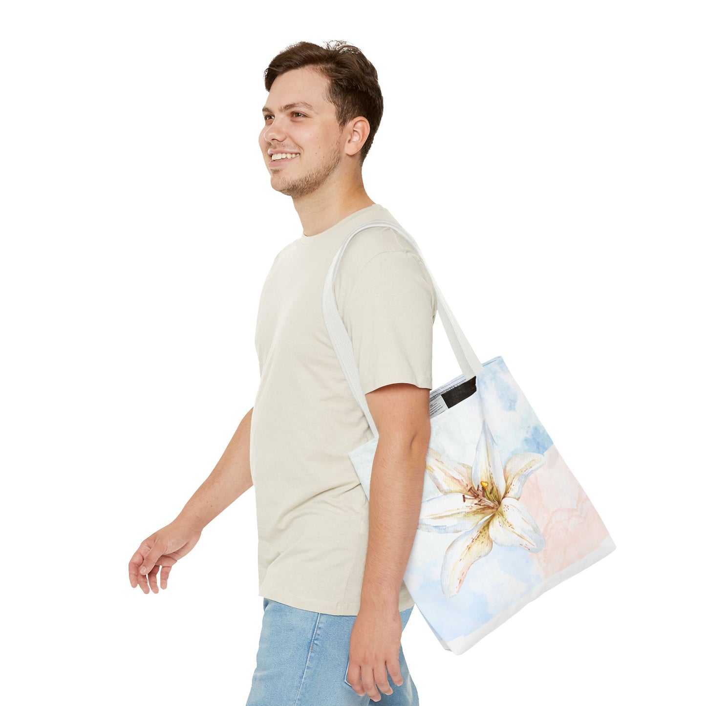 White Lily Tote Bag