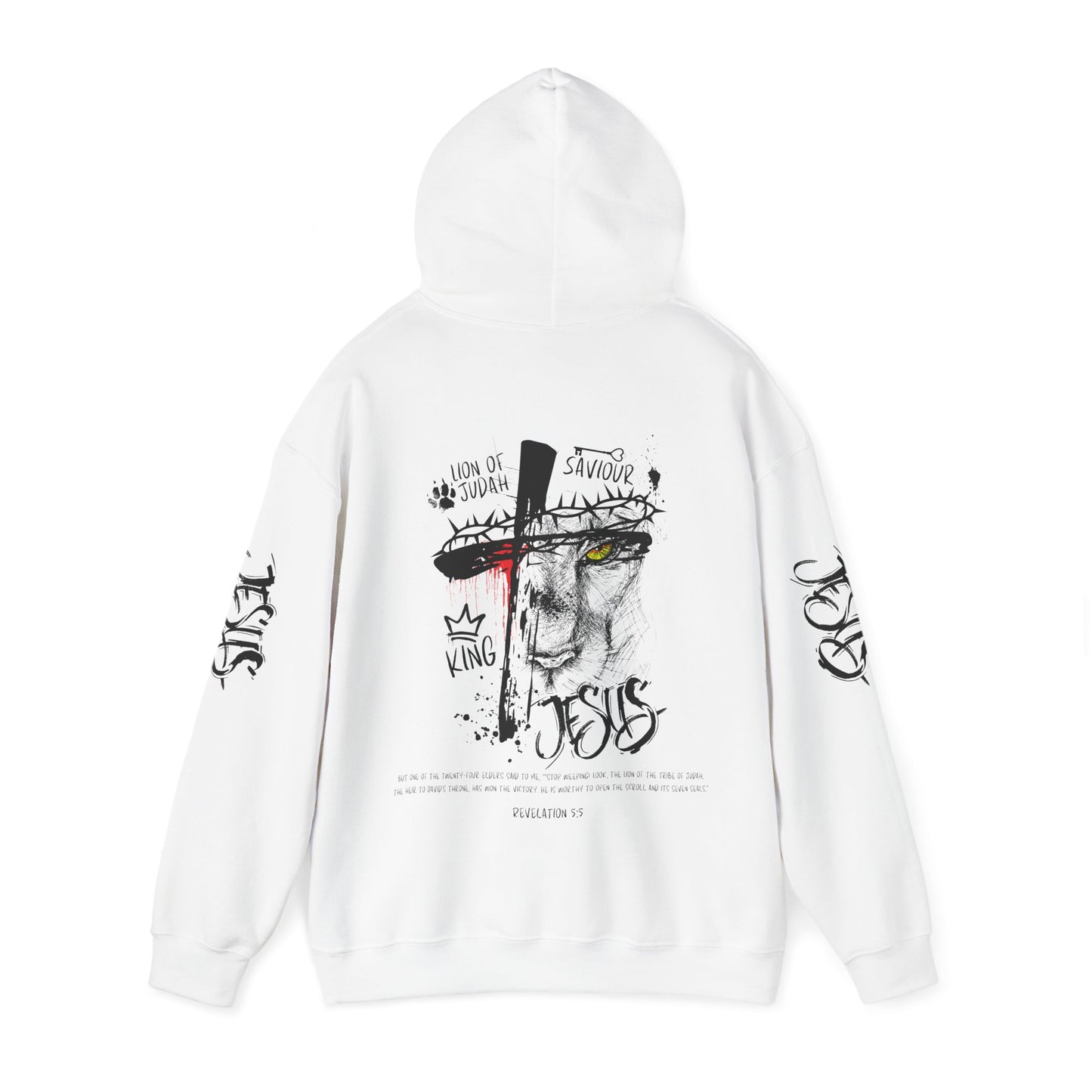 Lion of Judah Rev 5:5 Hooded Sweatshirt