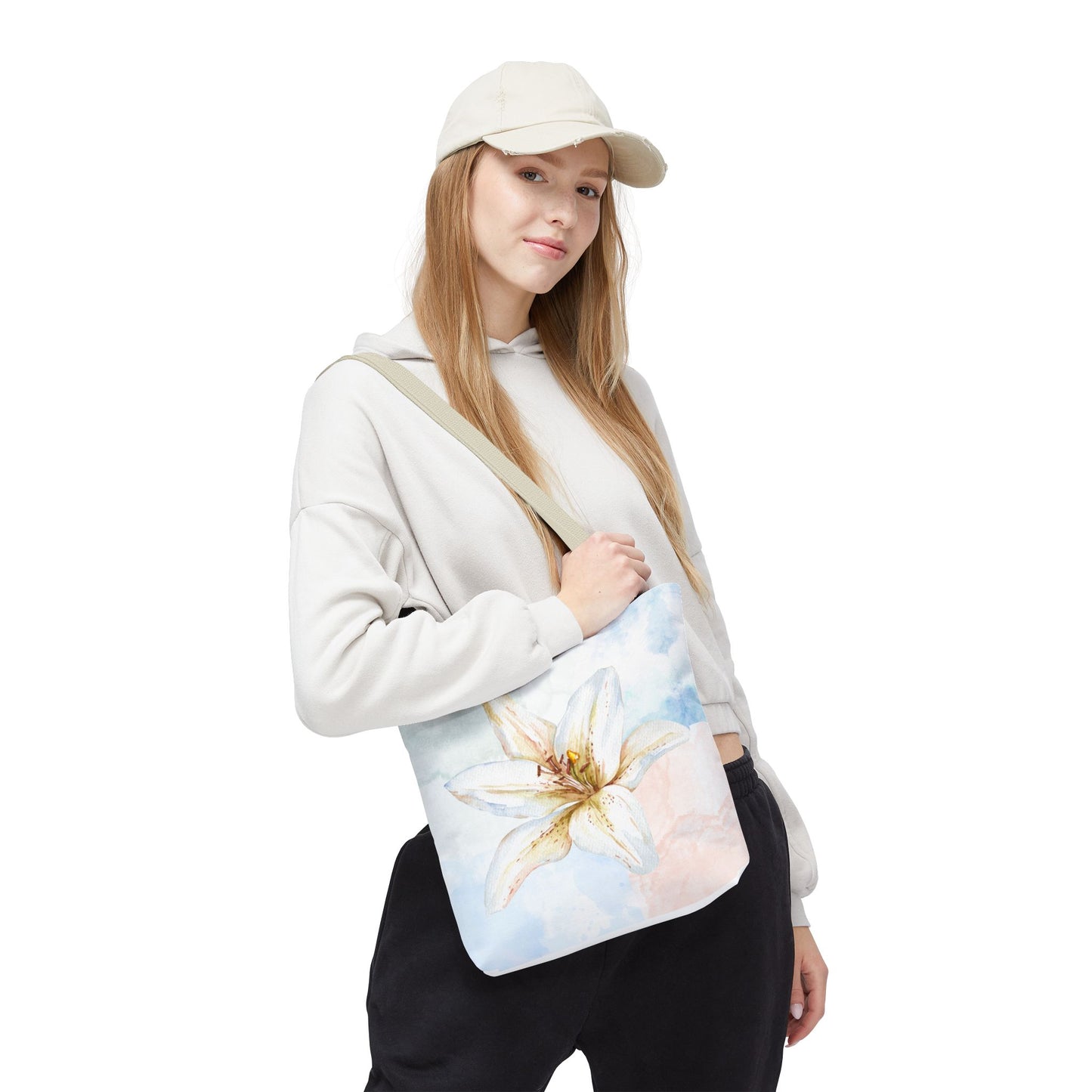 White Lily Tote Bag