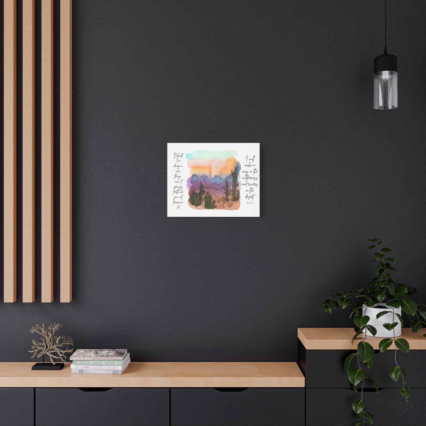 Do you not perceive it Canvas Art