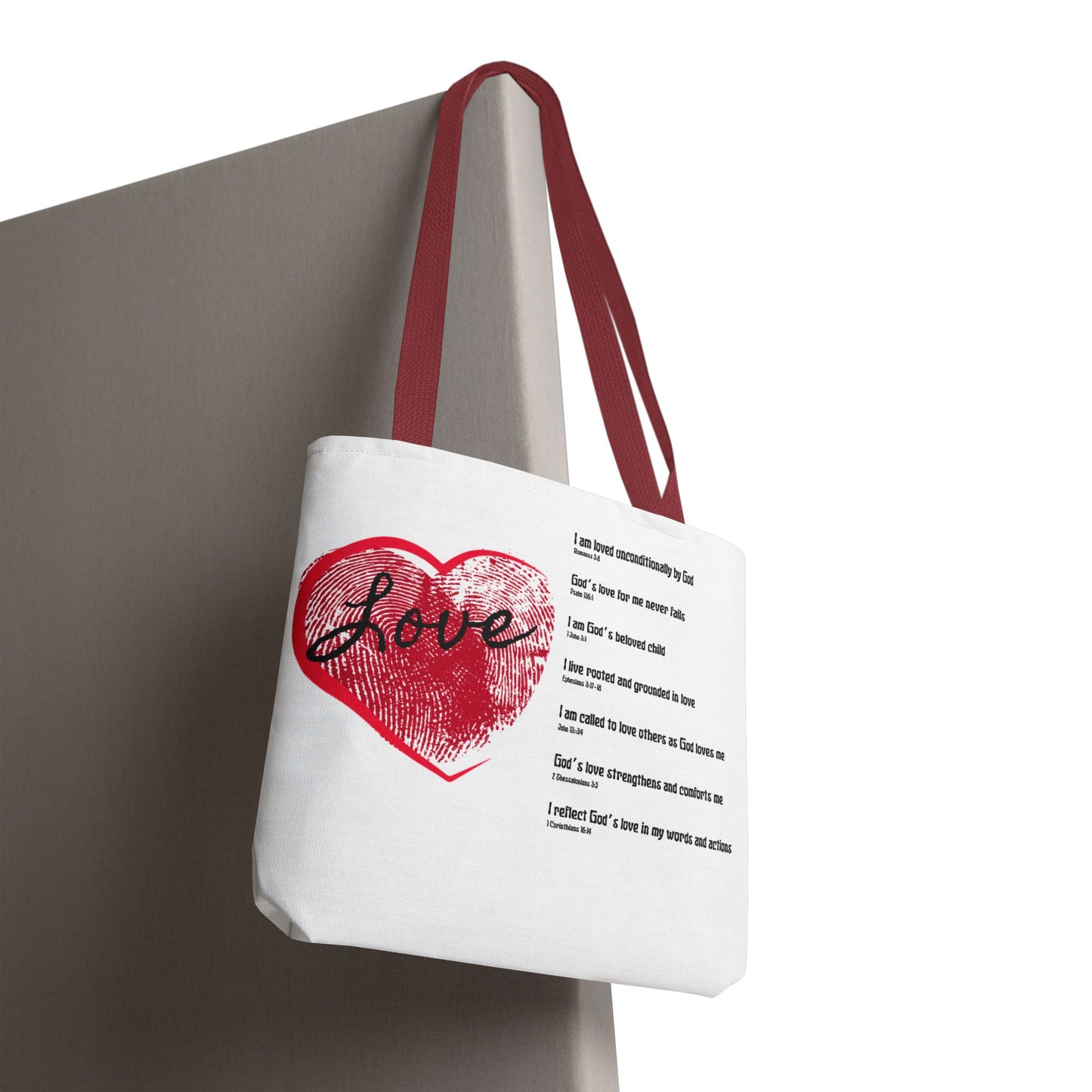 Love Affirmations Tote Bag