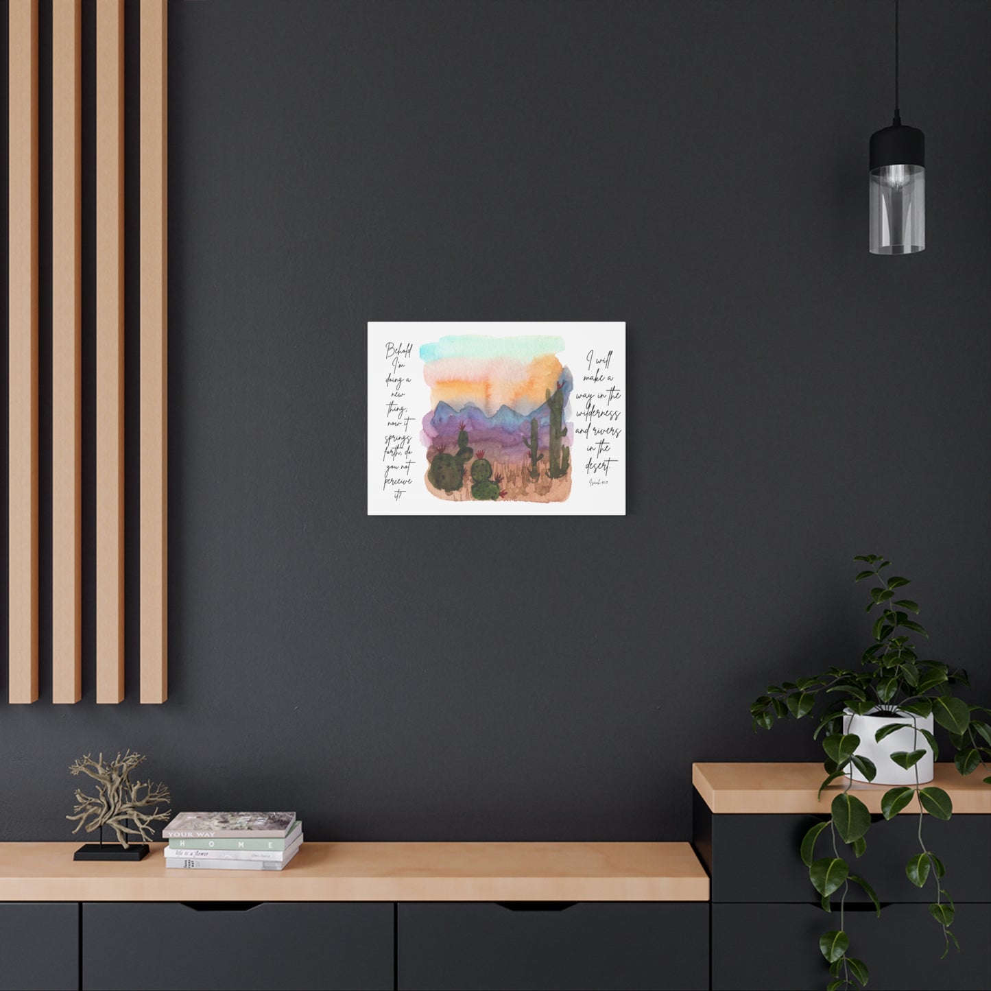 Do you not perceive it Canvas Art