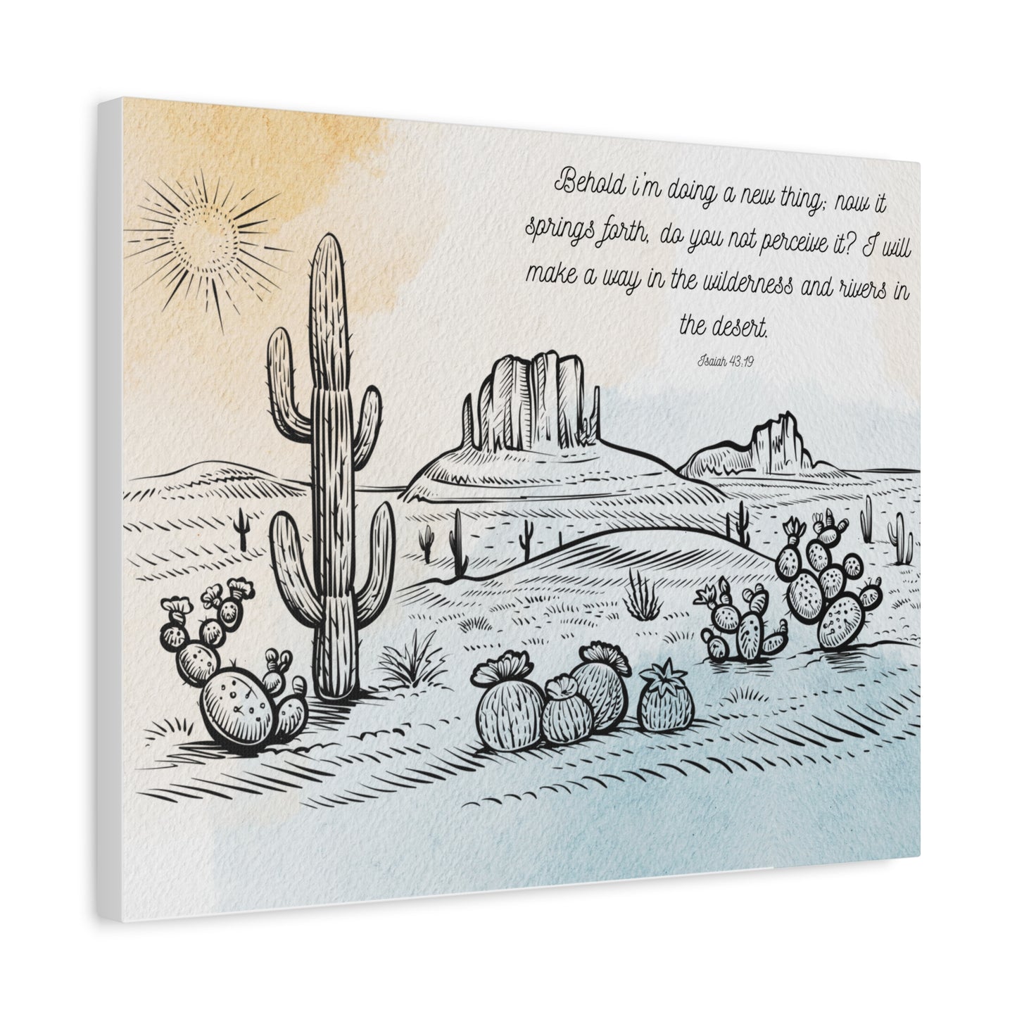 I am Doing a New Thing Canvas Art