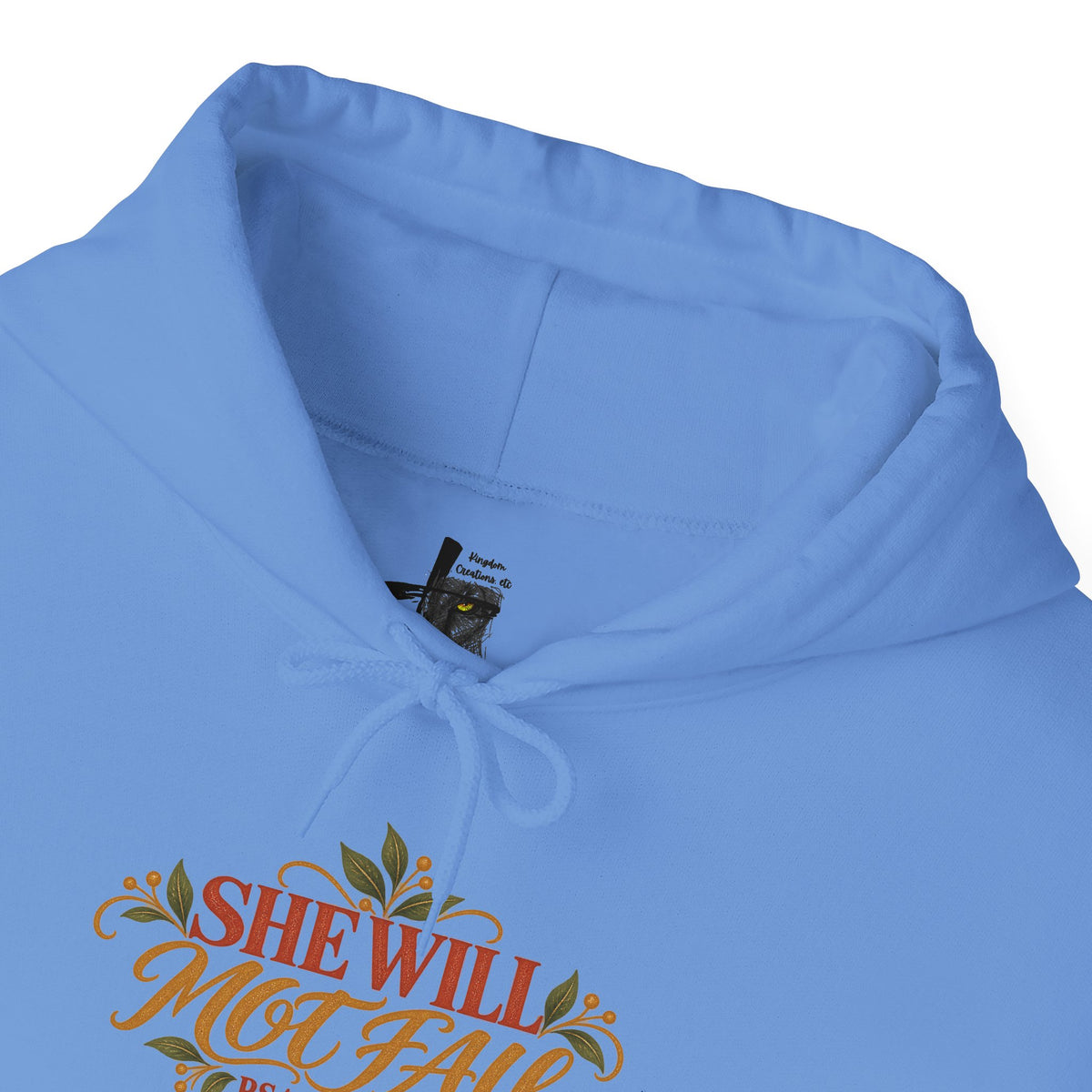 Copy of Psalm 46:5 'She Will Not Fall' Hoodie – Floral Faith Women’s Pullover