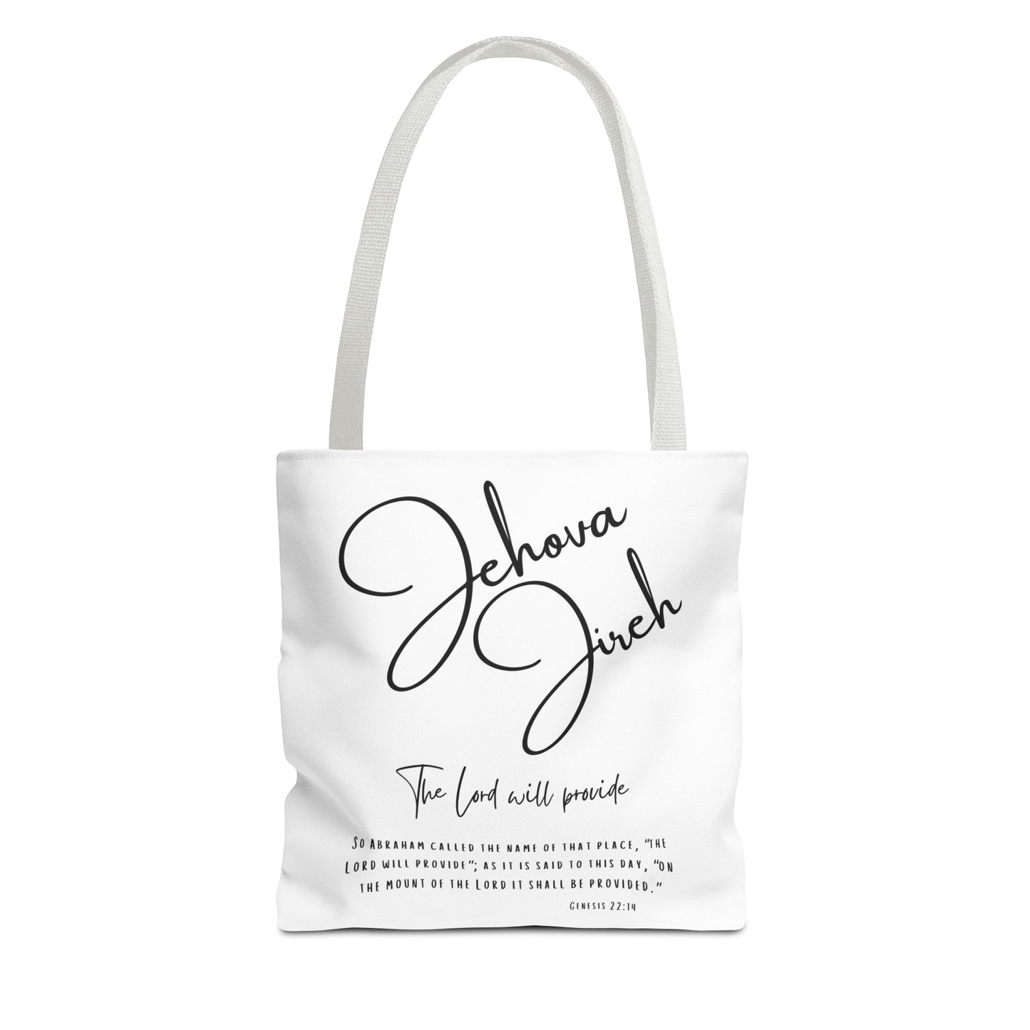 Jehova Jireh Tote Bag