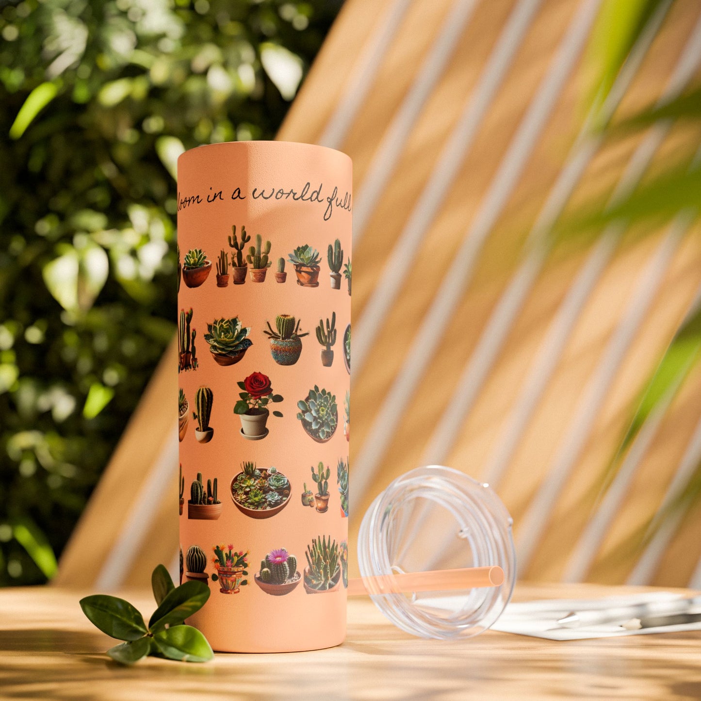 Dare to Bloom Tumbler Cup