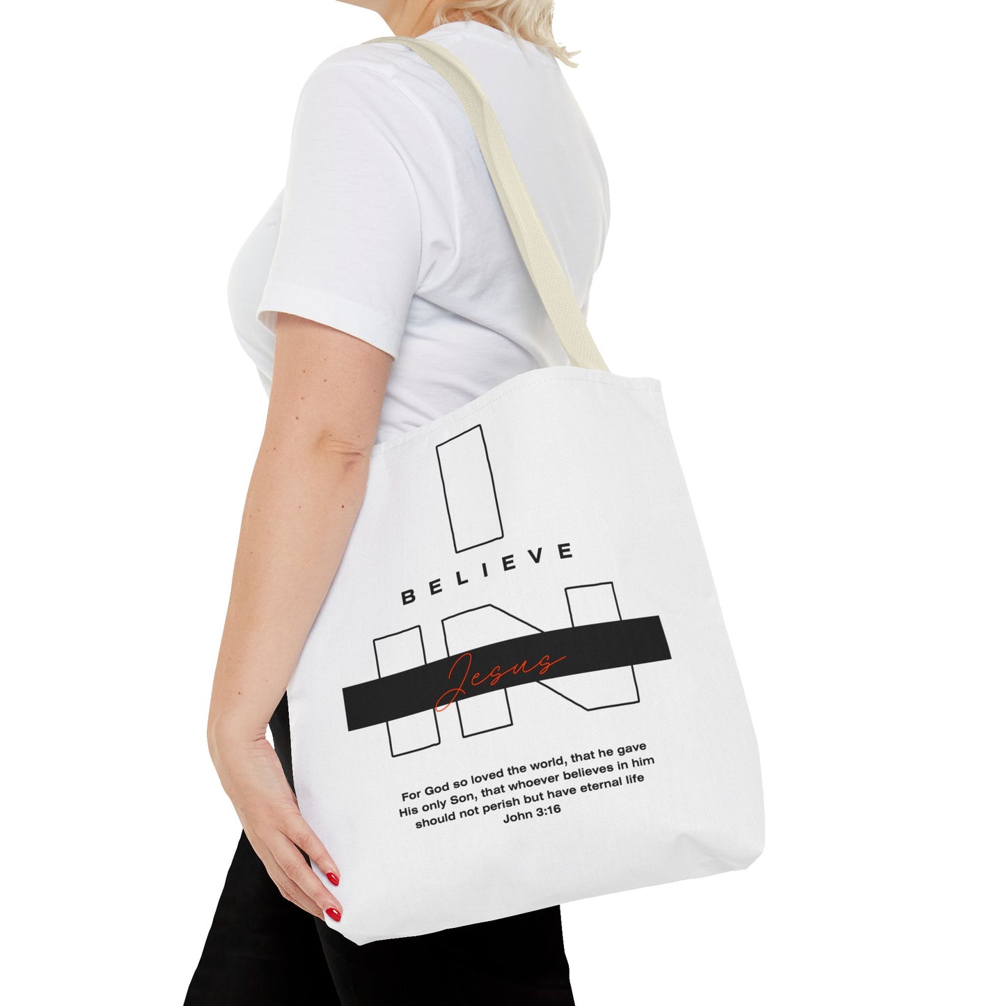 I Believe in Jesus Tote Bag