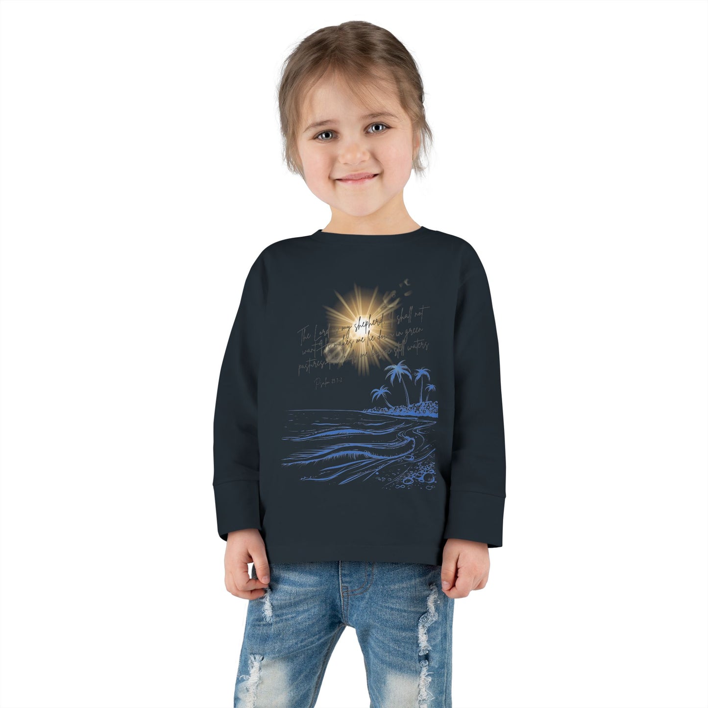 Psalm 23:1 Toddler Long Sleeve Tee