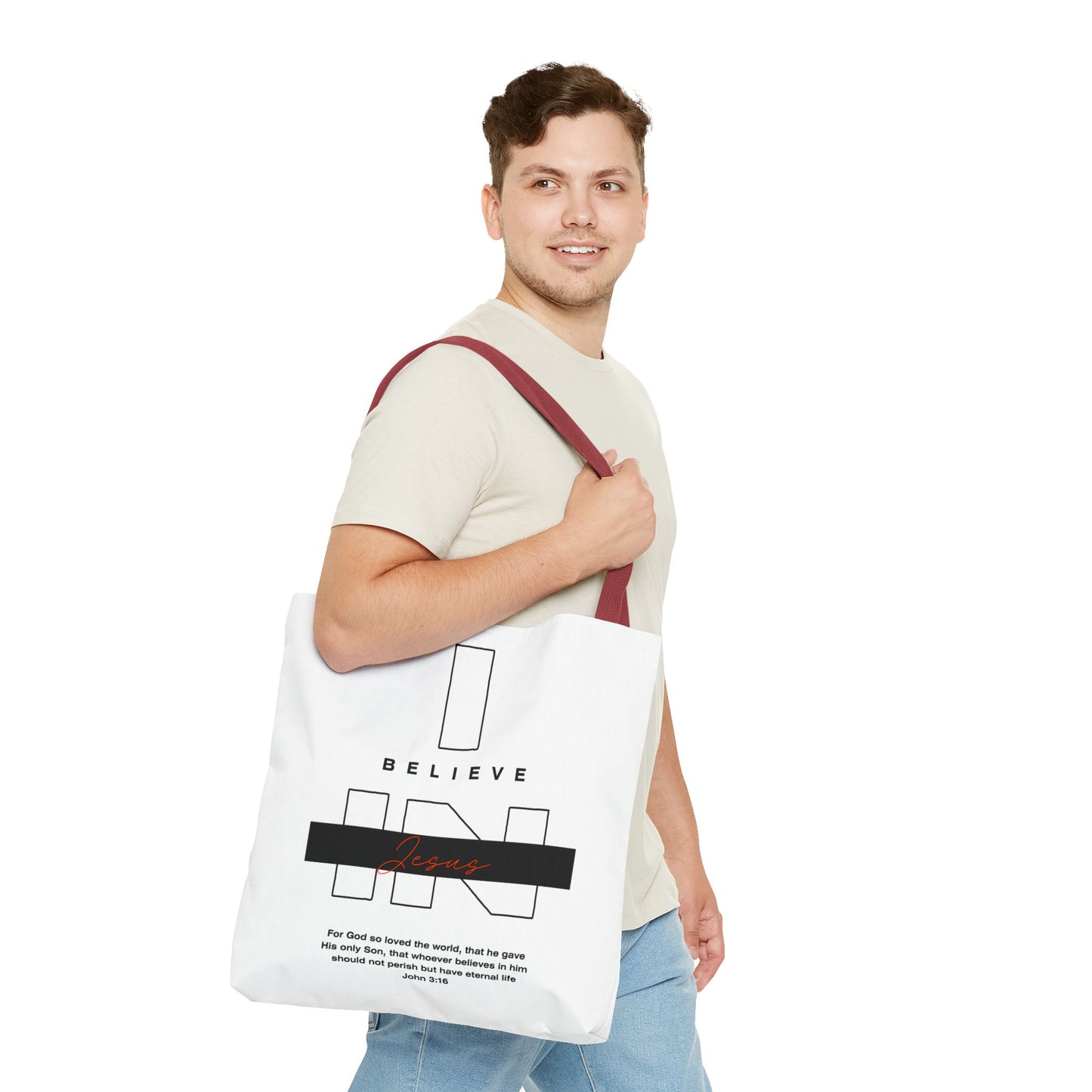 I Believe in Jesus Tote Bag