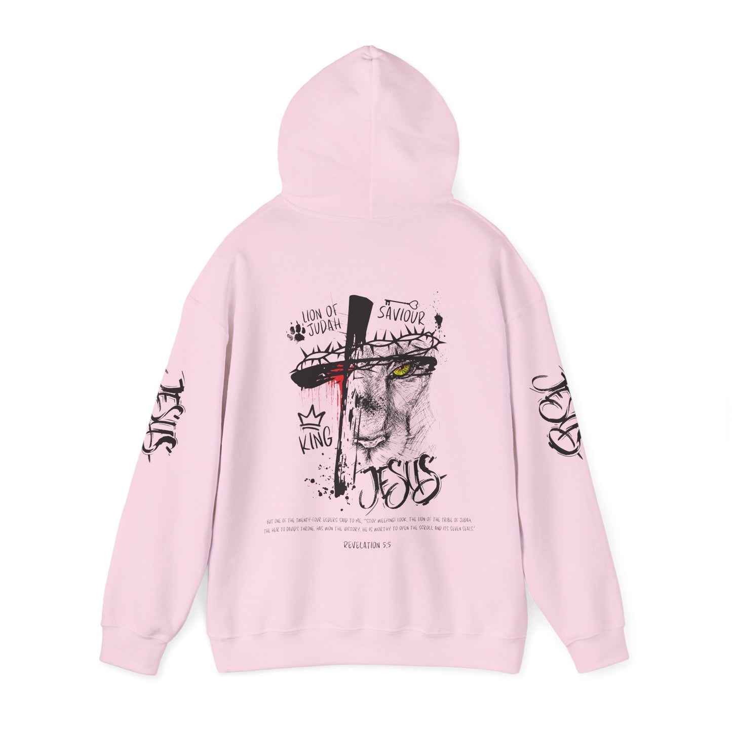 Lion of Judah Rev 5:5 Hooded Sweatshirt