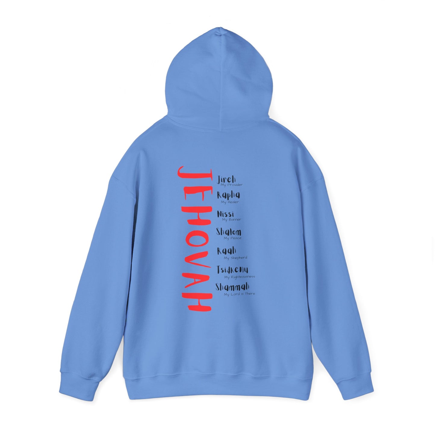 Jehovah Hooded Sweatshirt - Comfort and Spirituality