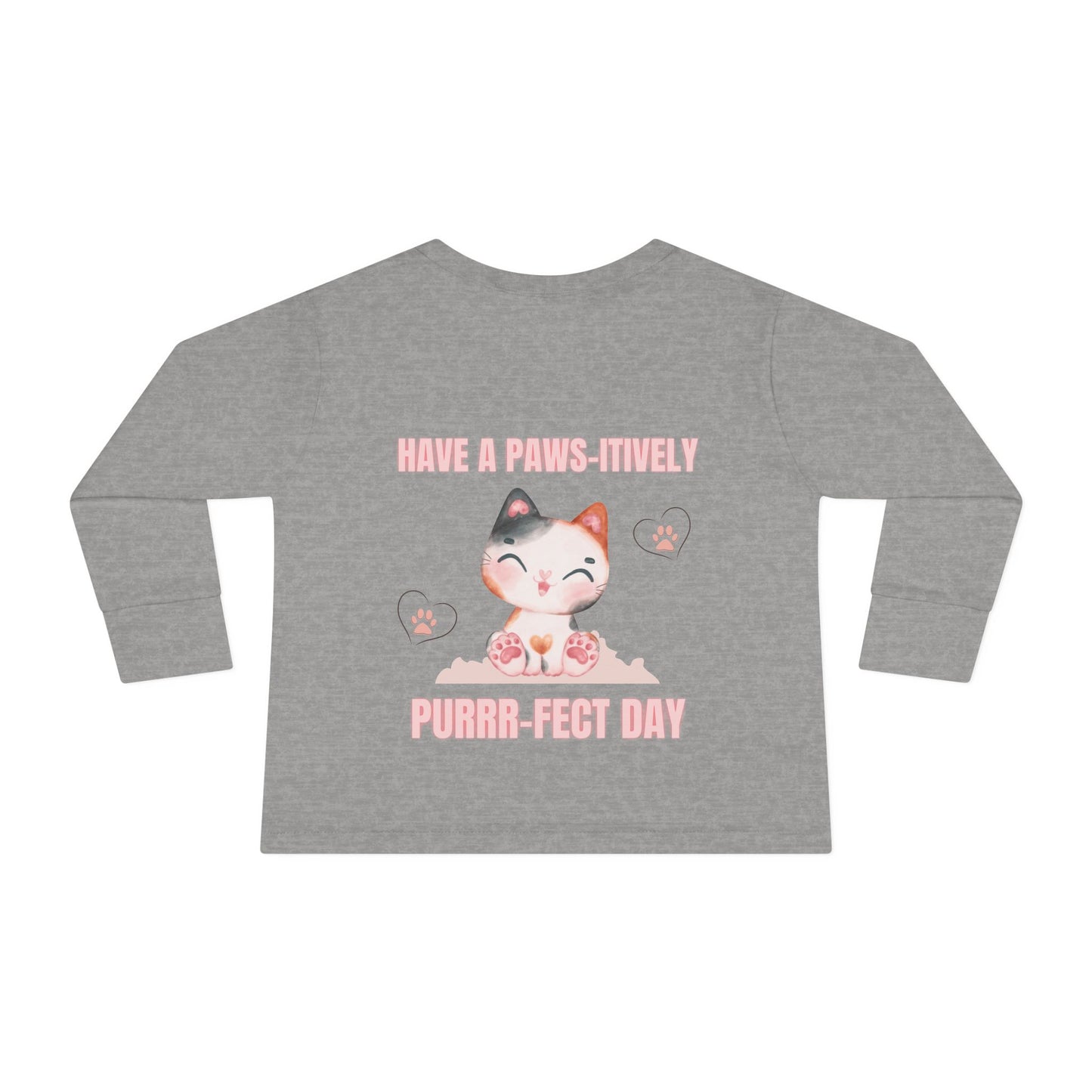 Paws-itively Purr-fect Toddler Long Sleeve Tee