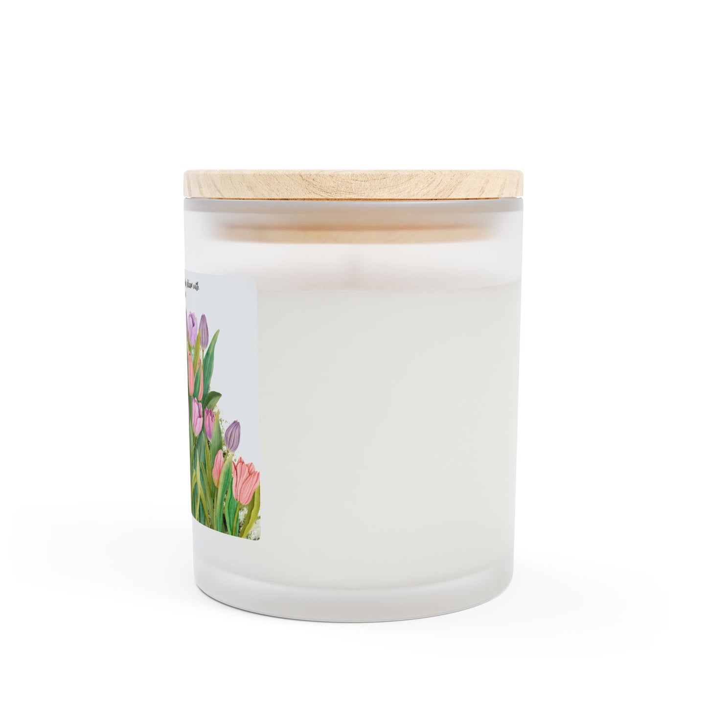 Kissed Petals Glass Candle, 11oz