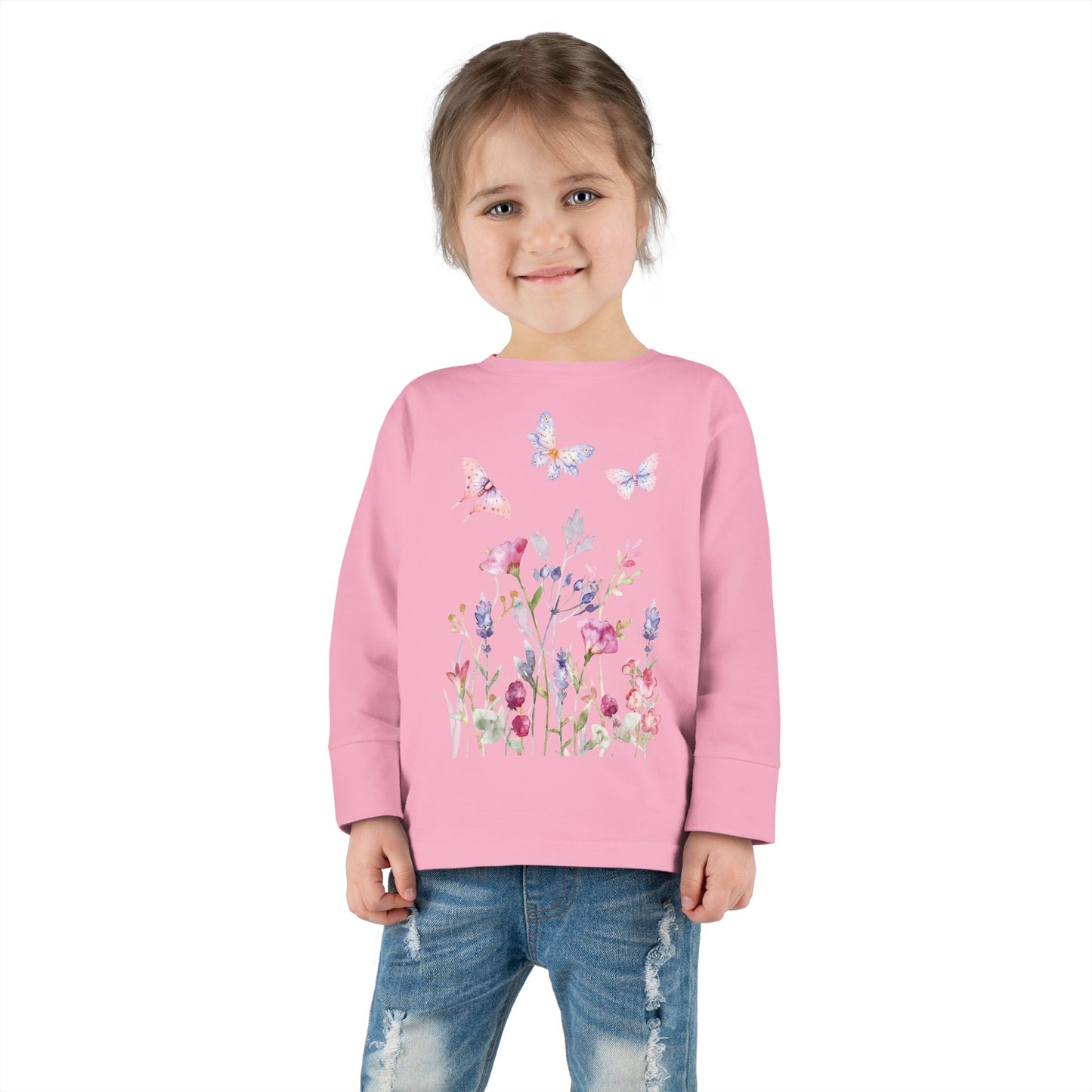 Wild flowers Toddler Long Sleeve Tee