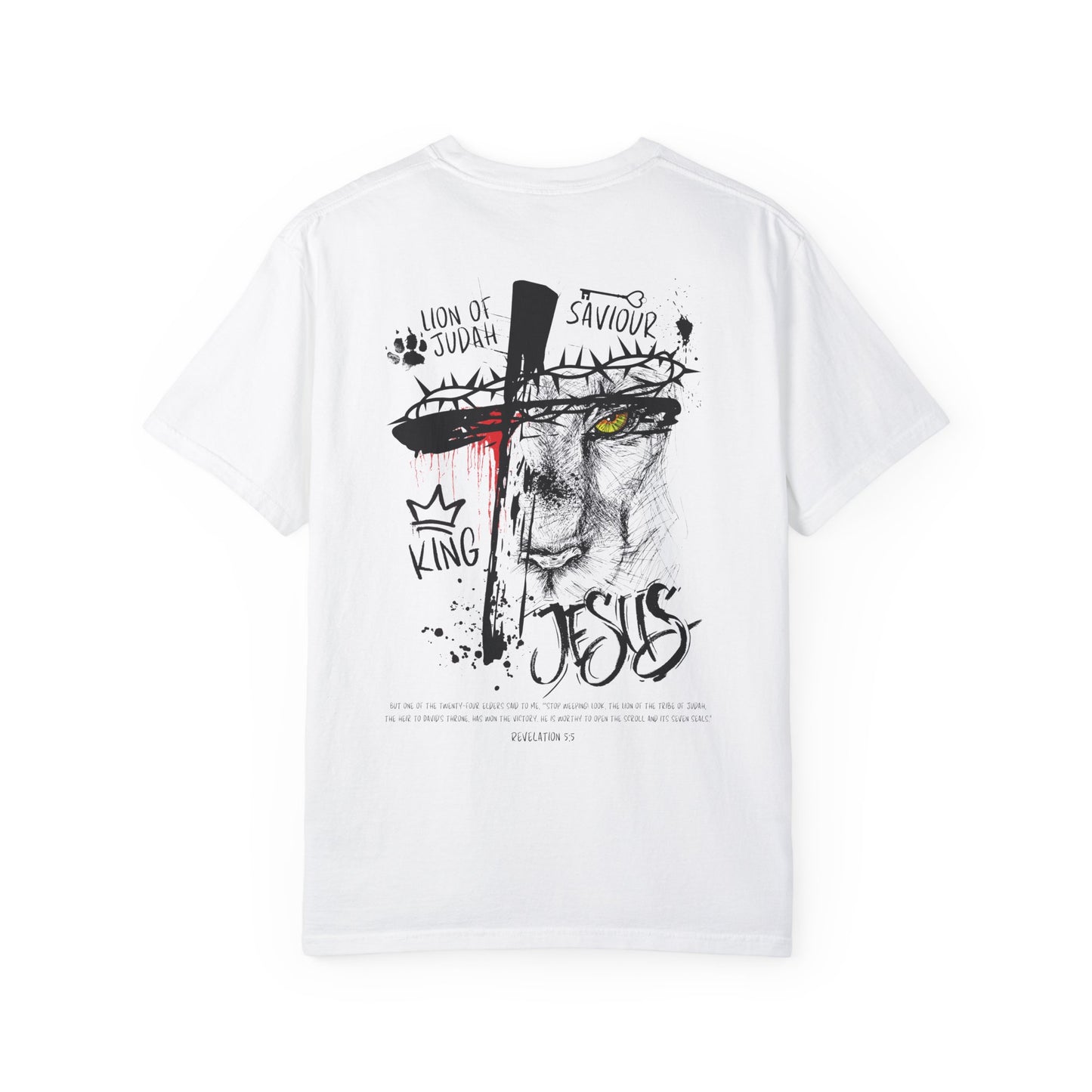 Lion of Judah Rev 5:5 T-shirt - Faith Inspired Streetwear