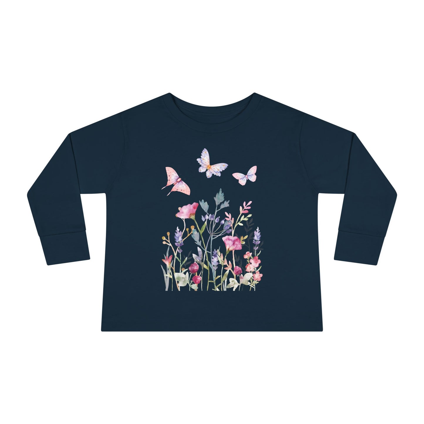 Wild flowers Toddler Long Sleeve Tee
