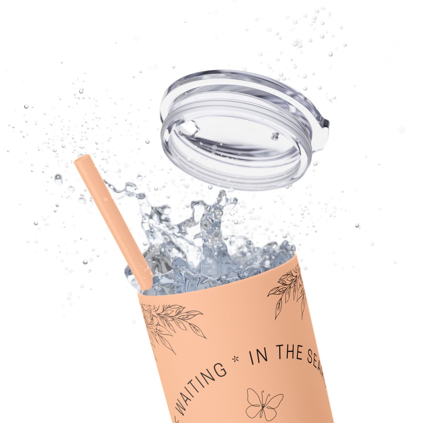 There was Jesus Skinny Tumbler with Straw - 20oz