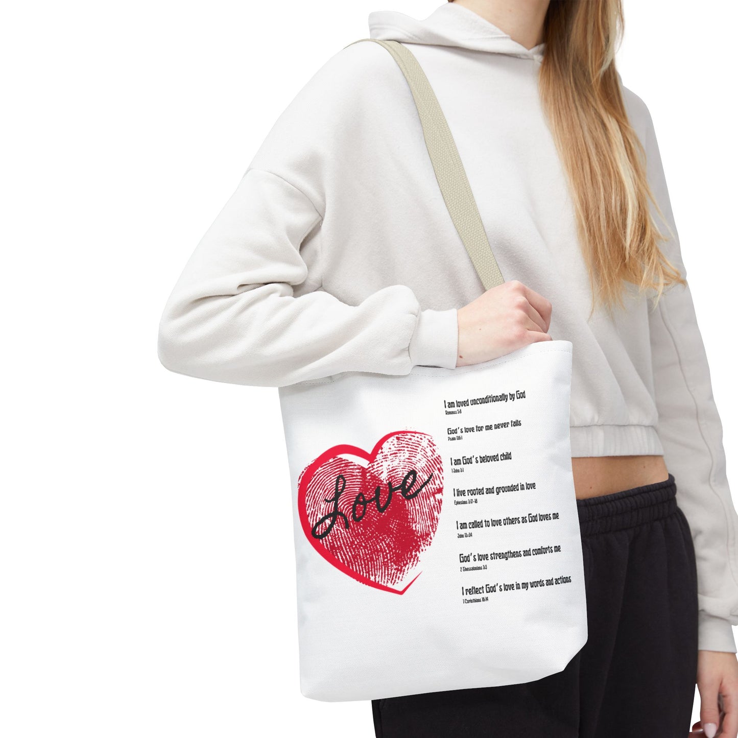 Love Affirmations Tote Bag