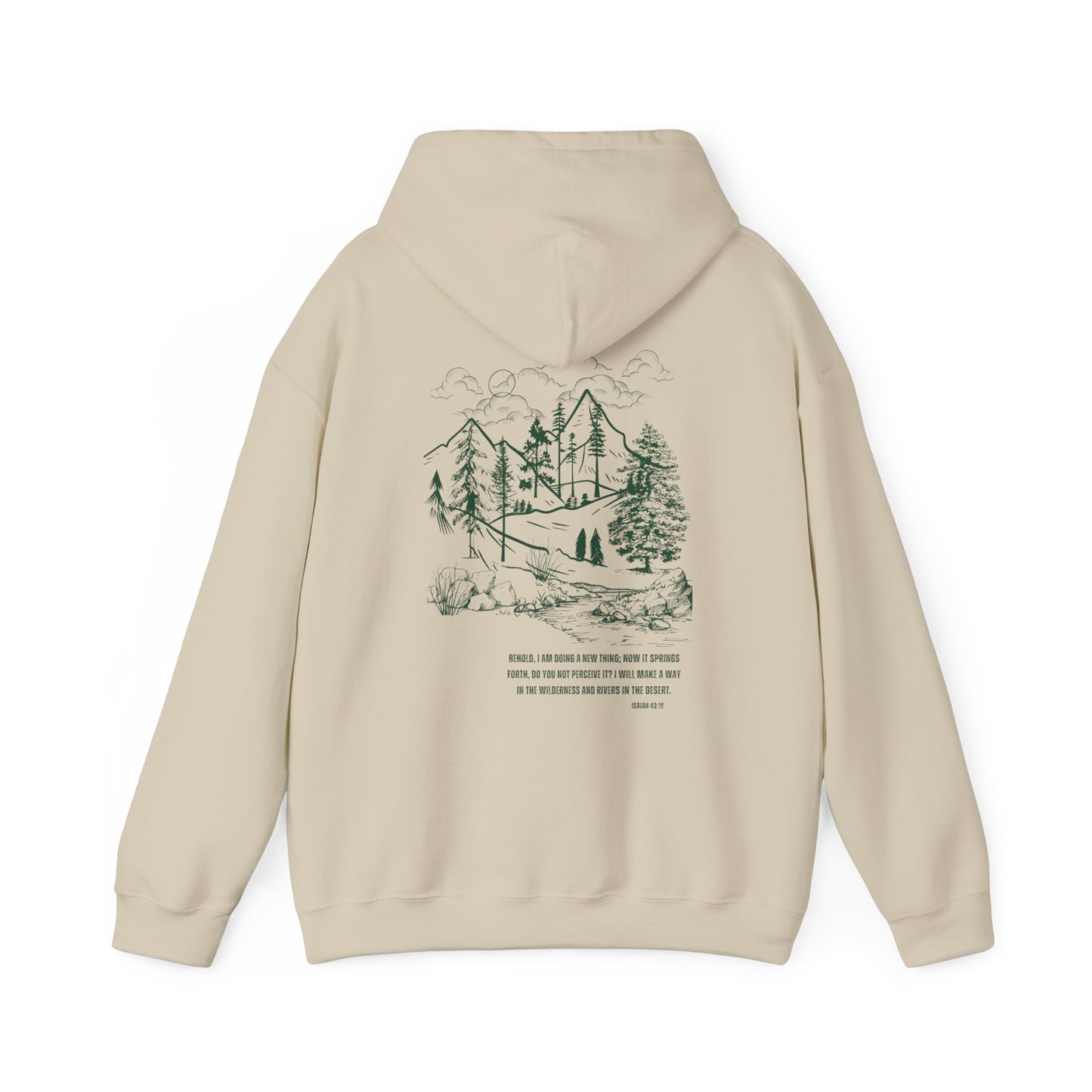 Isiah 43 Hooded Sweatshirt - Outdoor Adventure Vibes