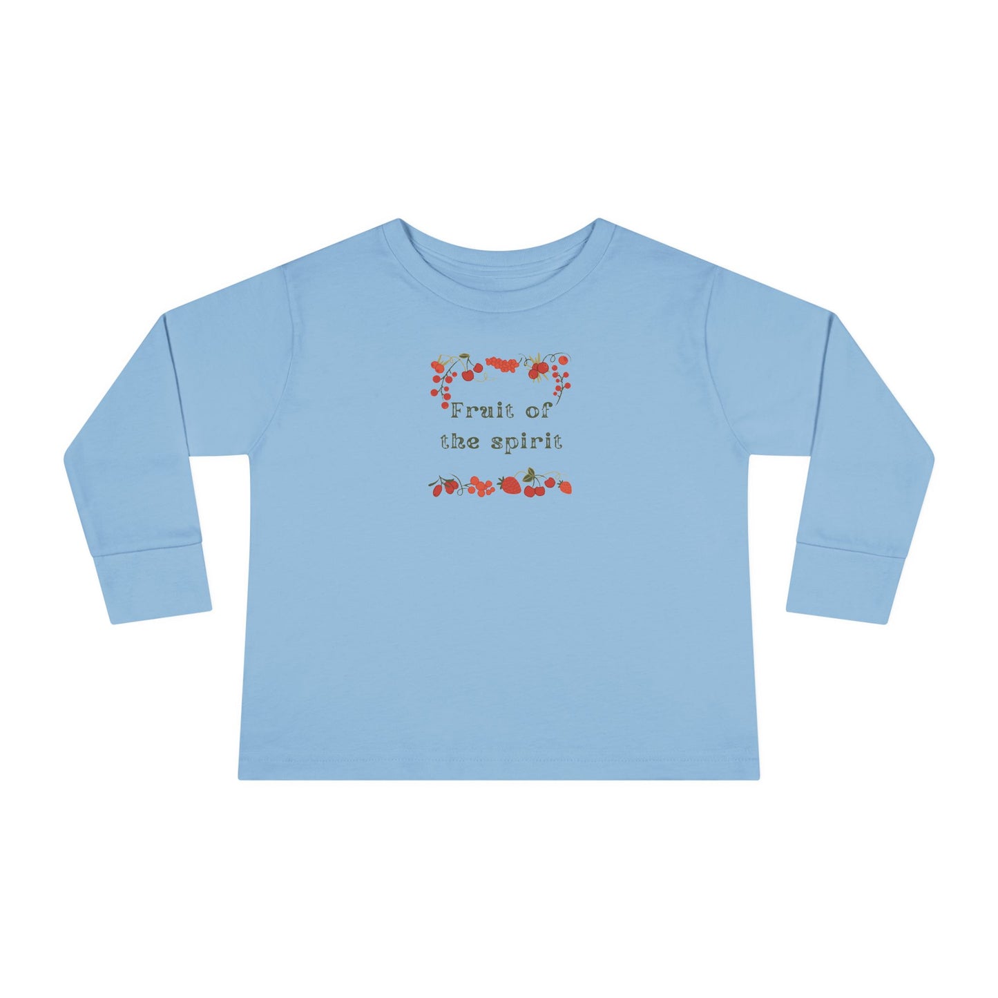 Fruitofhe Spirit Toddler Long Sleeve Tee