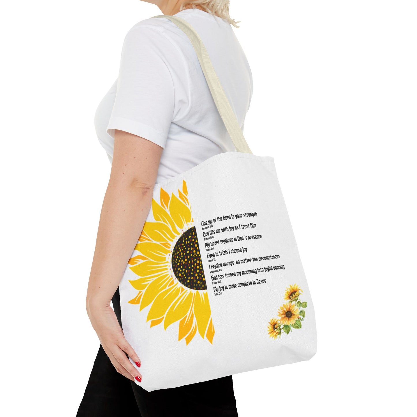 Joy Affirmations Tote Bag
