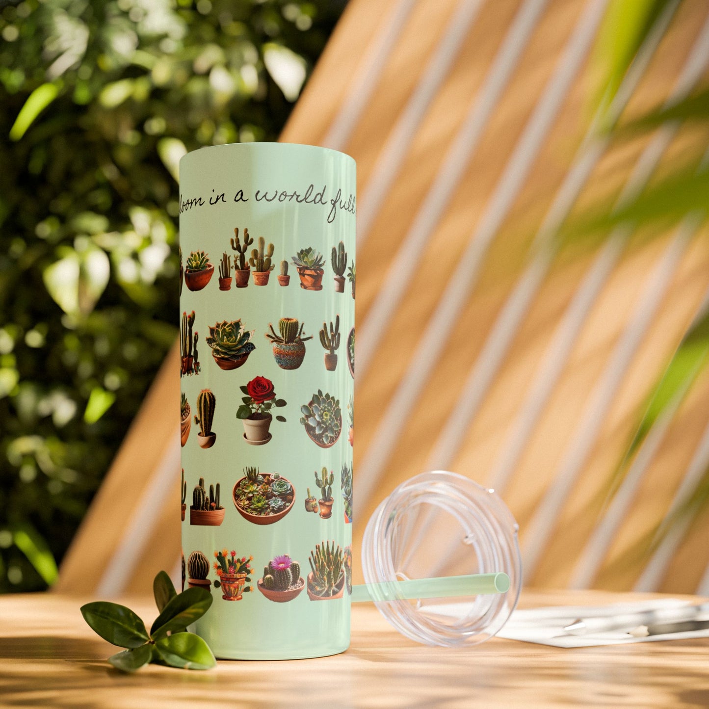 Dare to Bloom Tumbler Cup