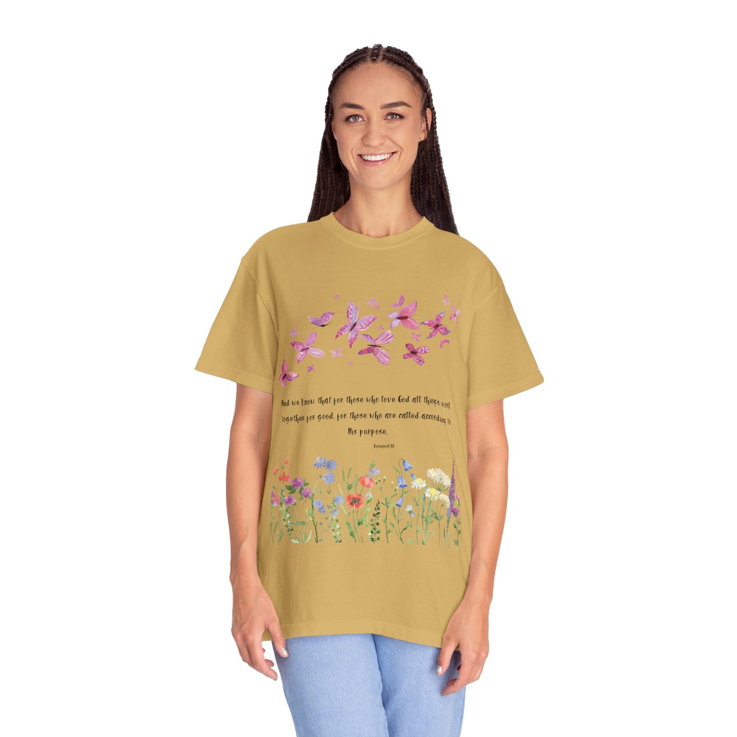 Romans 8:28 with grace T-shirt
