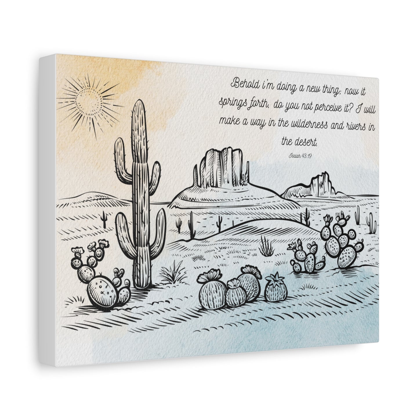 I am Doing a New Thing Canvas Art