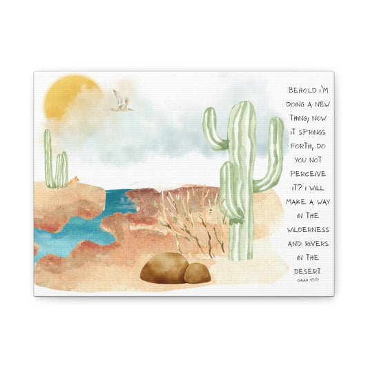 Isaiah 43:19 Canvas Art