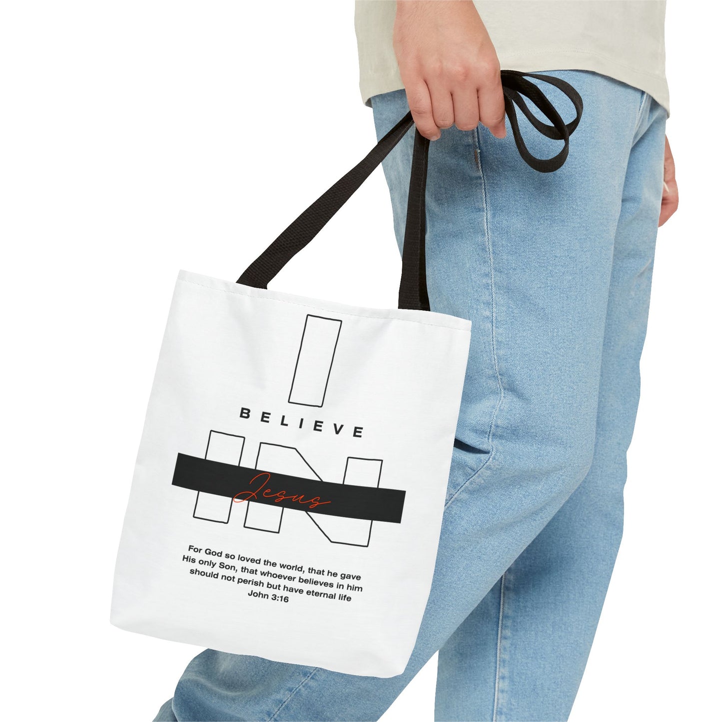 I Believe in Jesus Tote Bag