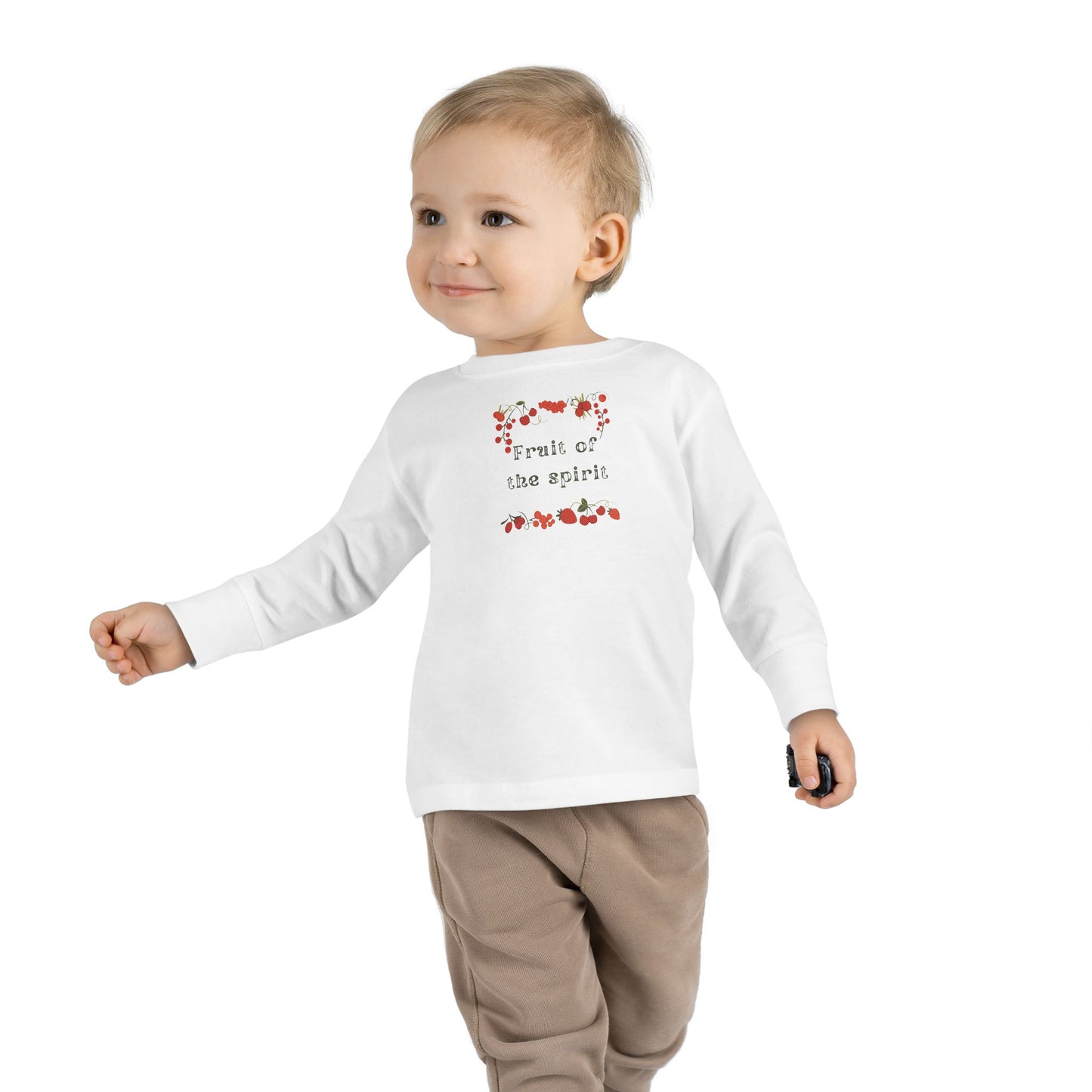 Fruitofhe Spirit Toddler Long Sleeve Tee