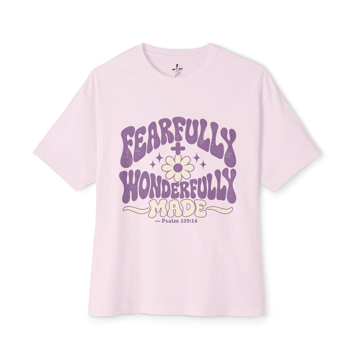 Fearfully & Wonderfully Made Tee — Christian Floral Graphic T-Shirt
