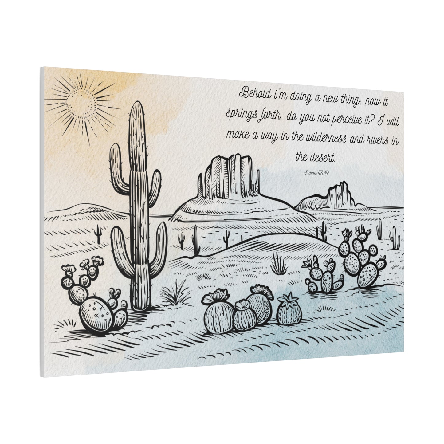 I am Doing a New Thing Canvas Art