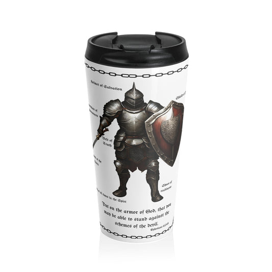 Full Armor of God Stainless Steel Travel Mug