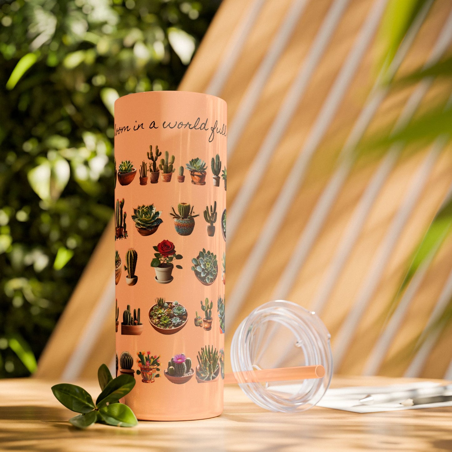 Dare to Bloom Tumbler Cup