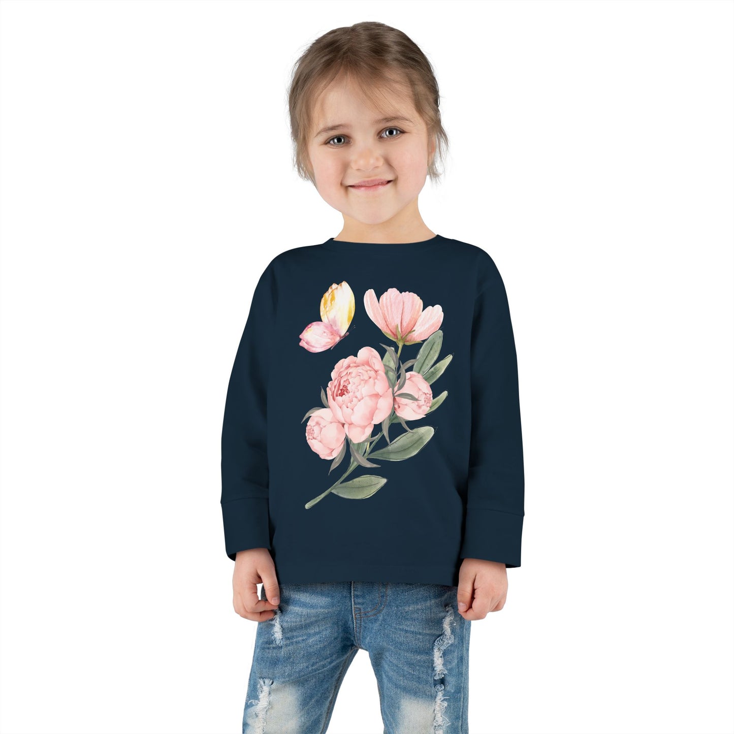 Magnolia bloom Toddler Long Sleeve Tee