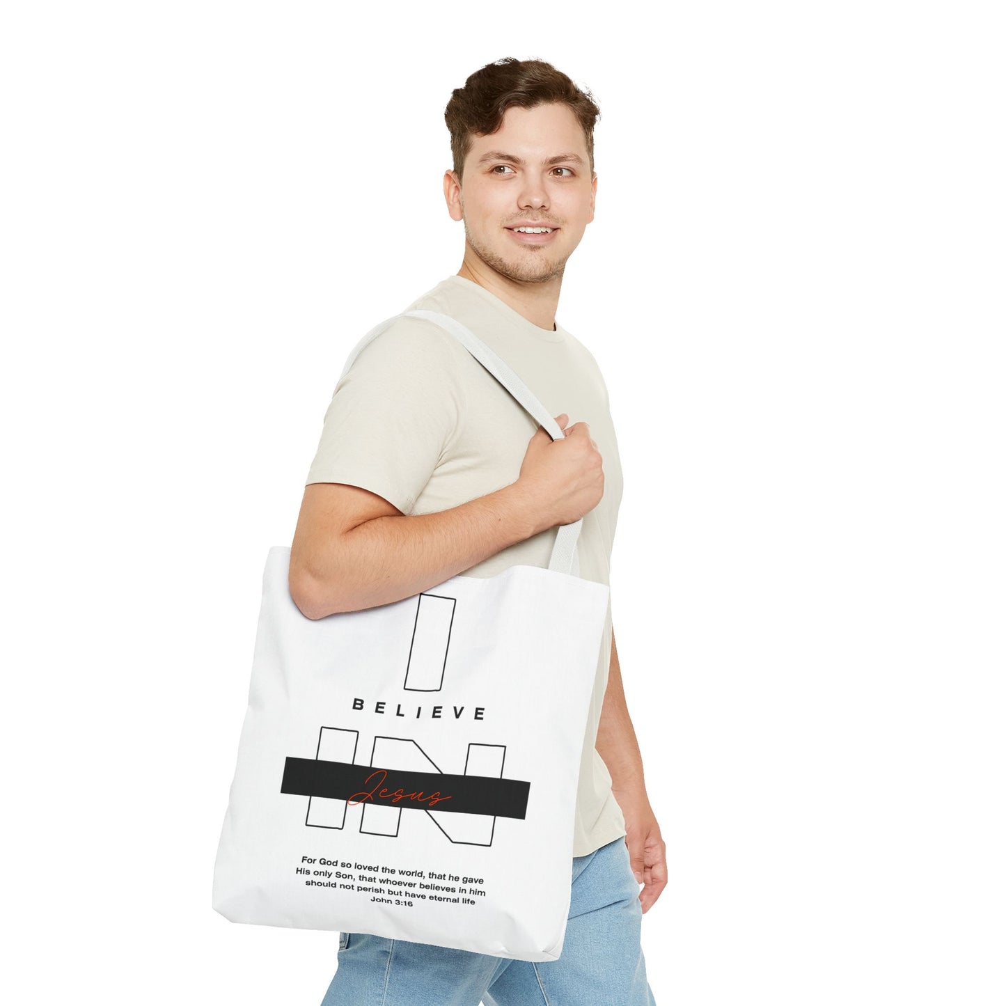 I Believe in Jesus Tote Bag