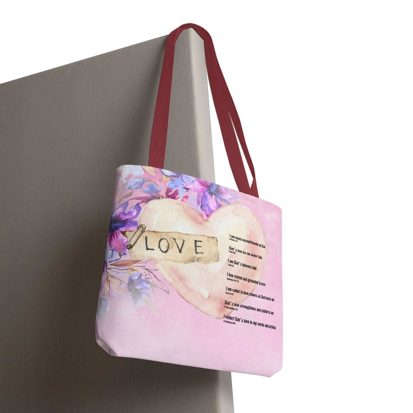 Love Affirmations Tote Bag