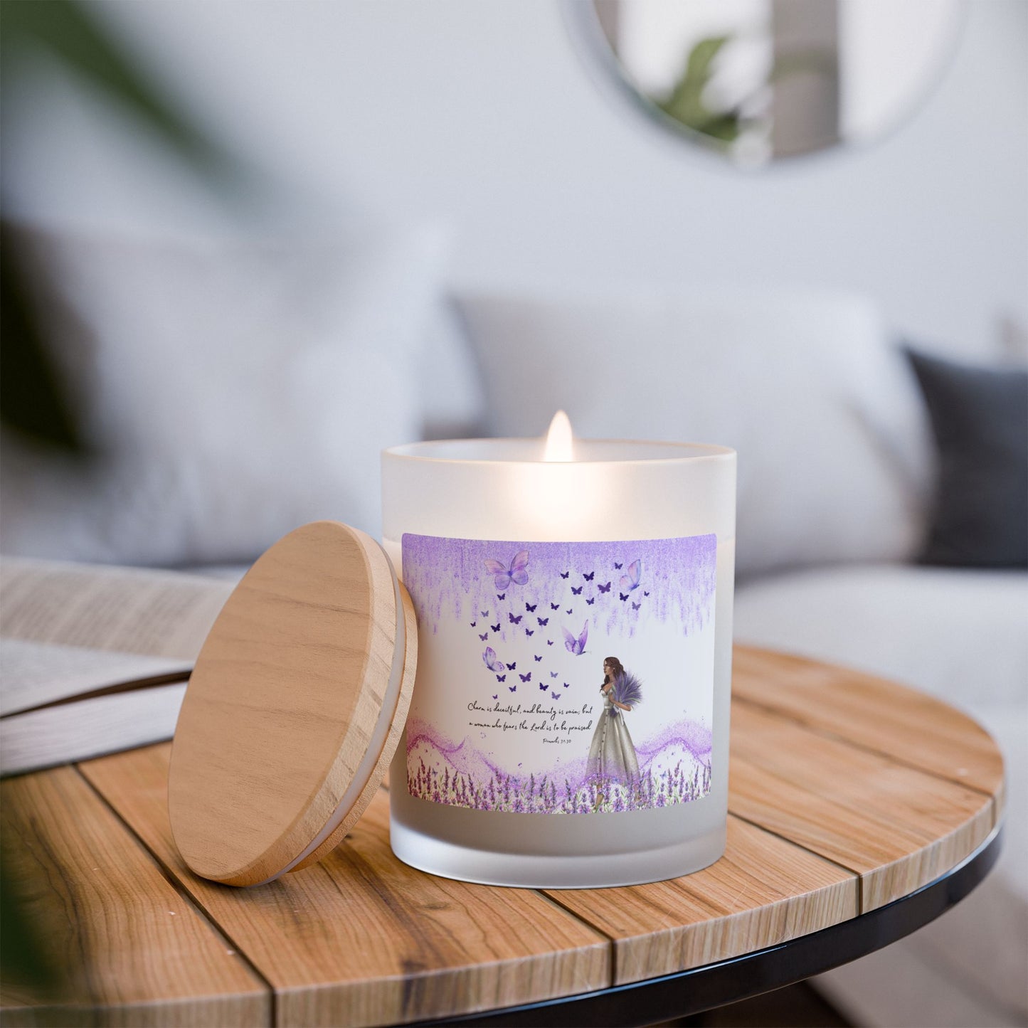 Proverbs 31 Glass Candle, 11oz